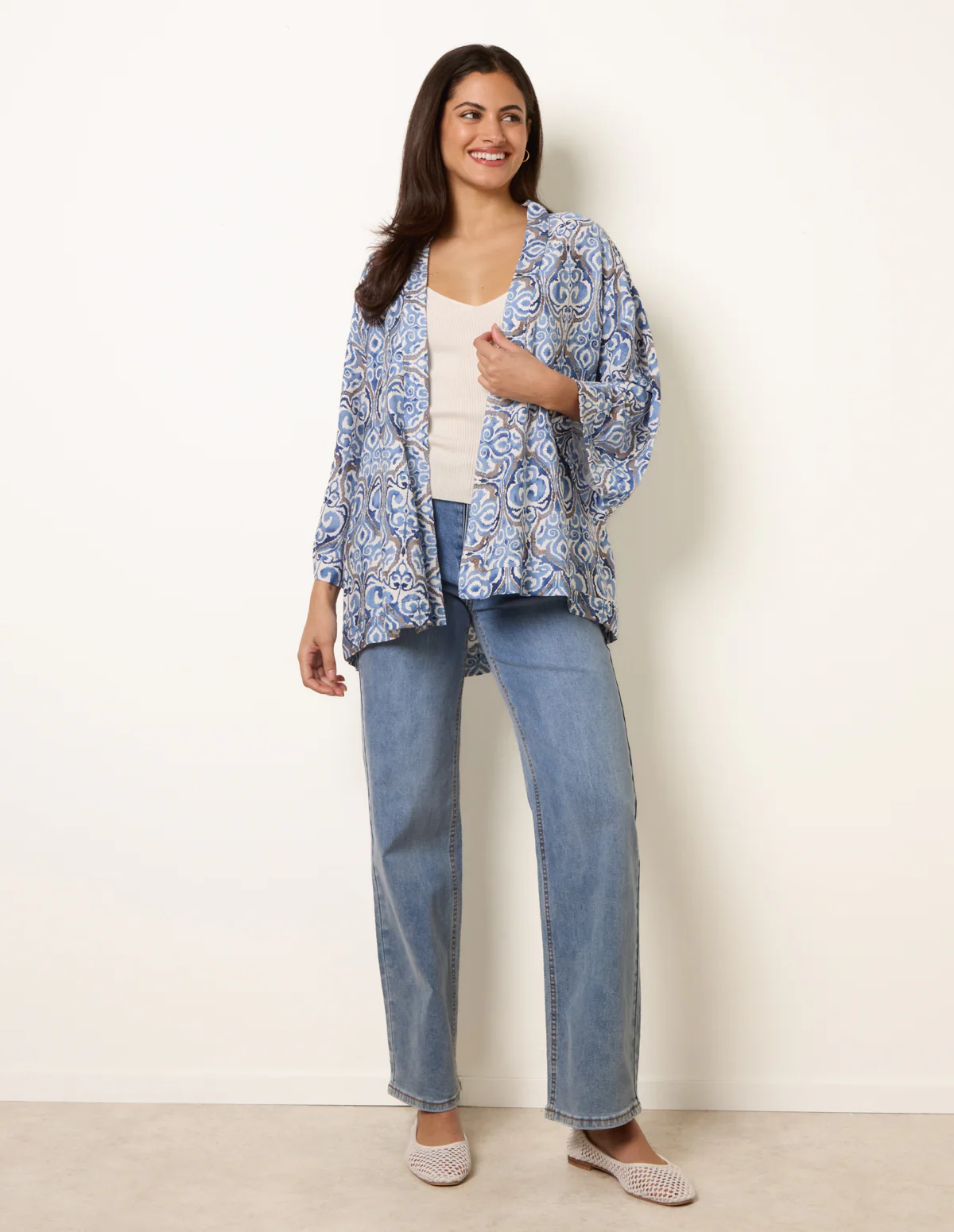 3/4 Sleeve Kimono - Image 3