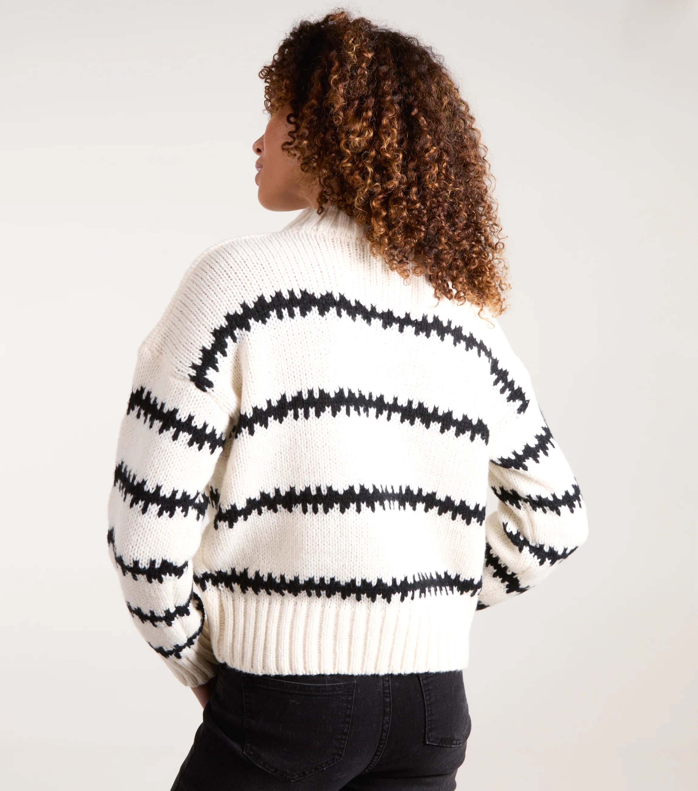 Abstract Stripe Jumper - Image 4