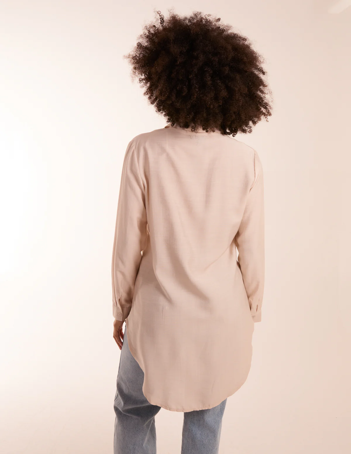Linen Button Front Shirt - Image 4