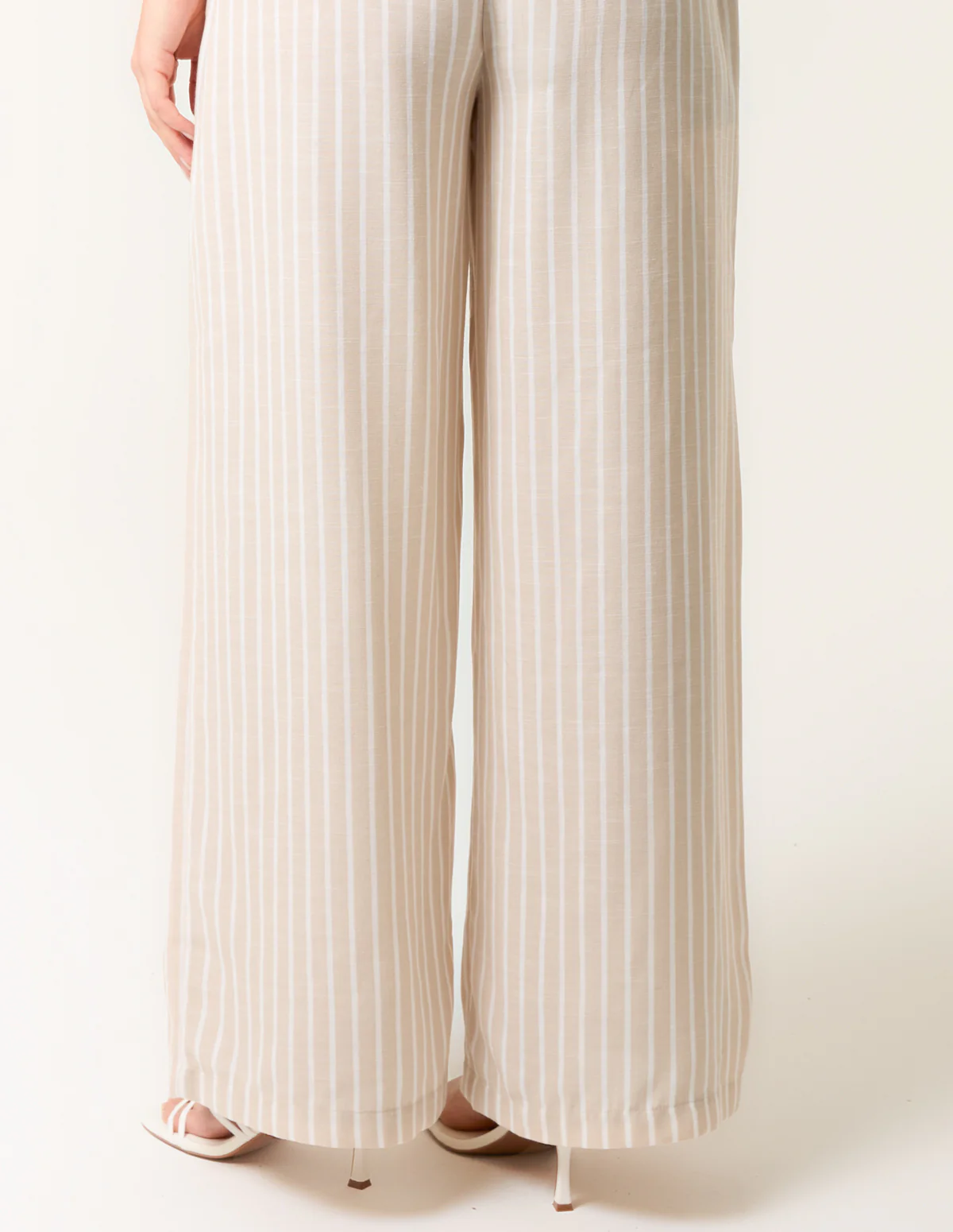 Paperbag Waist Pinstripe Trouser - Image 4