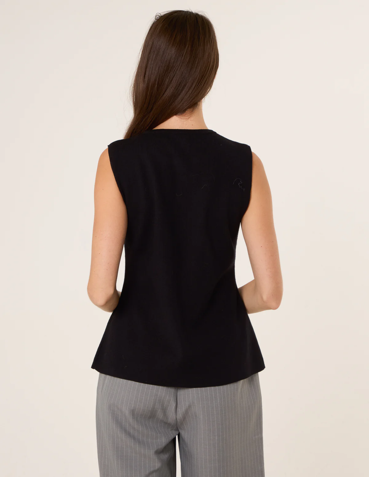 Button Front Tailored Vest - Image 4
