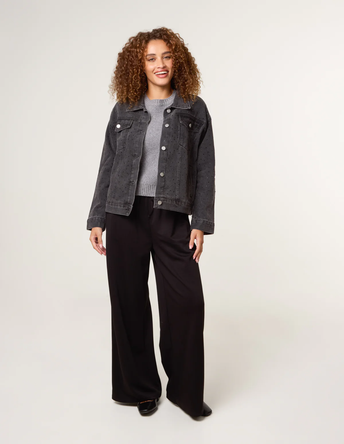 Embellished Denim Jacket - Image 3