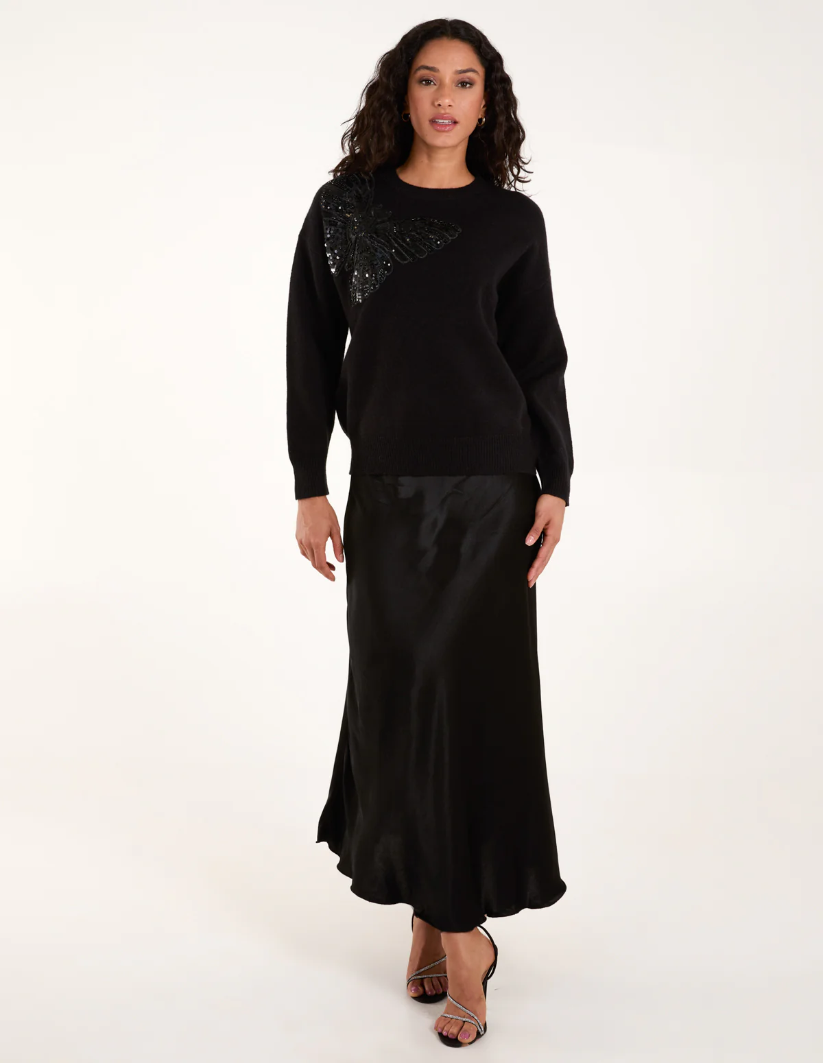 Embellished Sequin Butterfly Jumper - Image 3