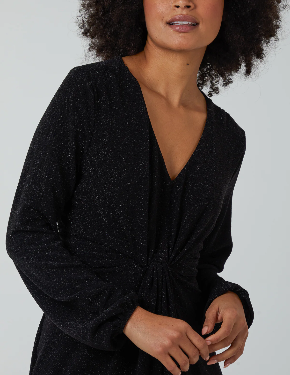 Lurex Tie Back Dress - Image 2