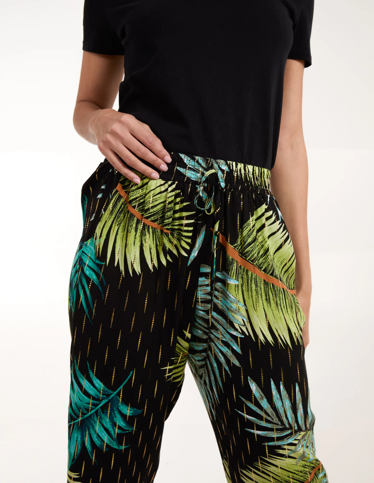Palm Print Trousers - Image 4