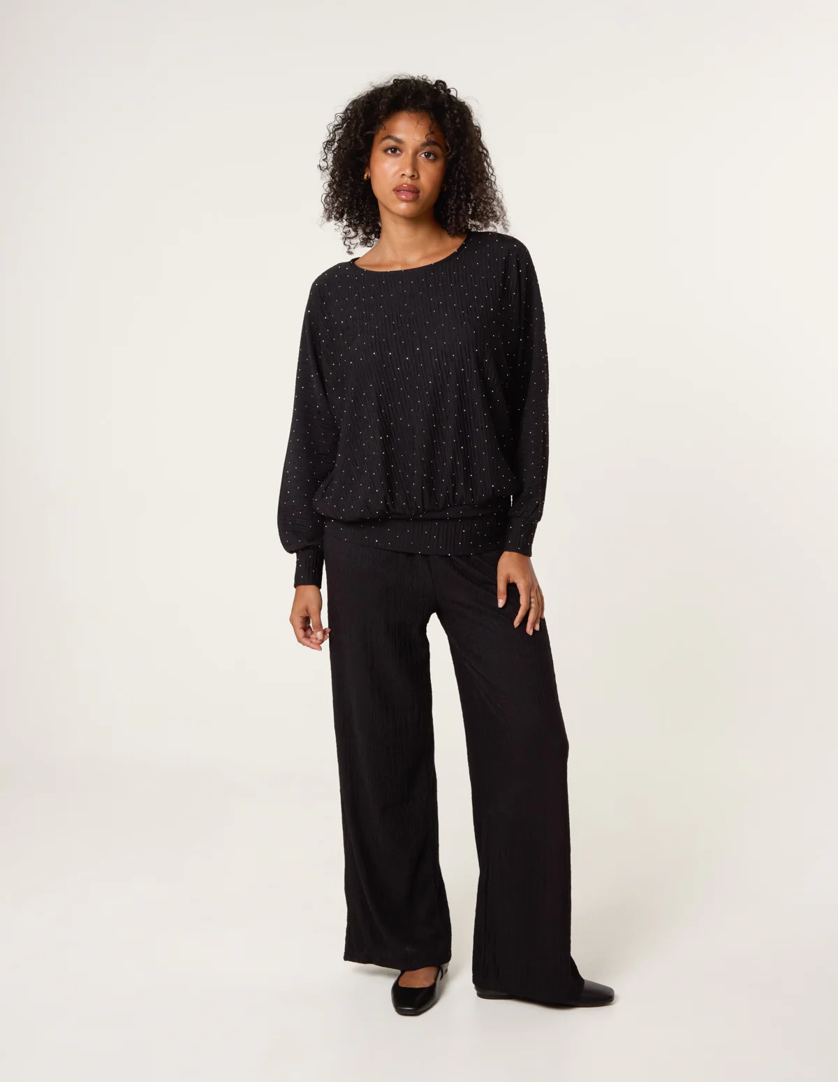 Rhinestone Batwing Top - Image 2