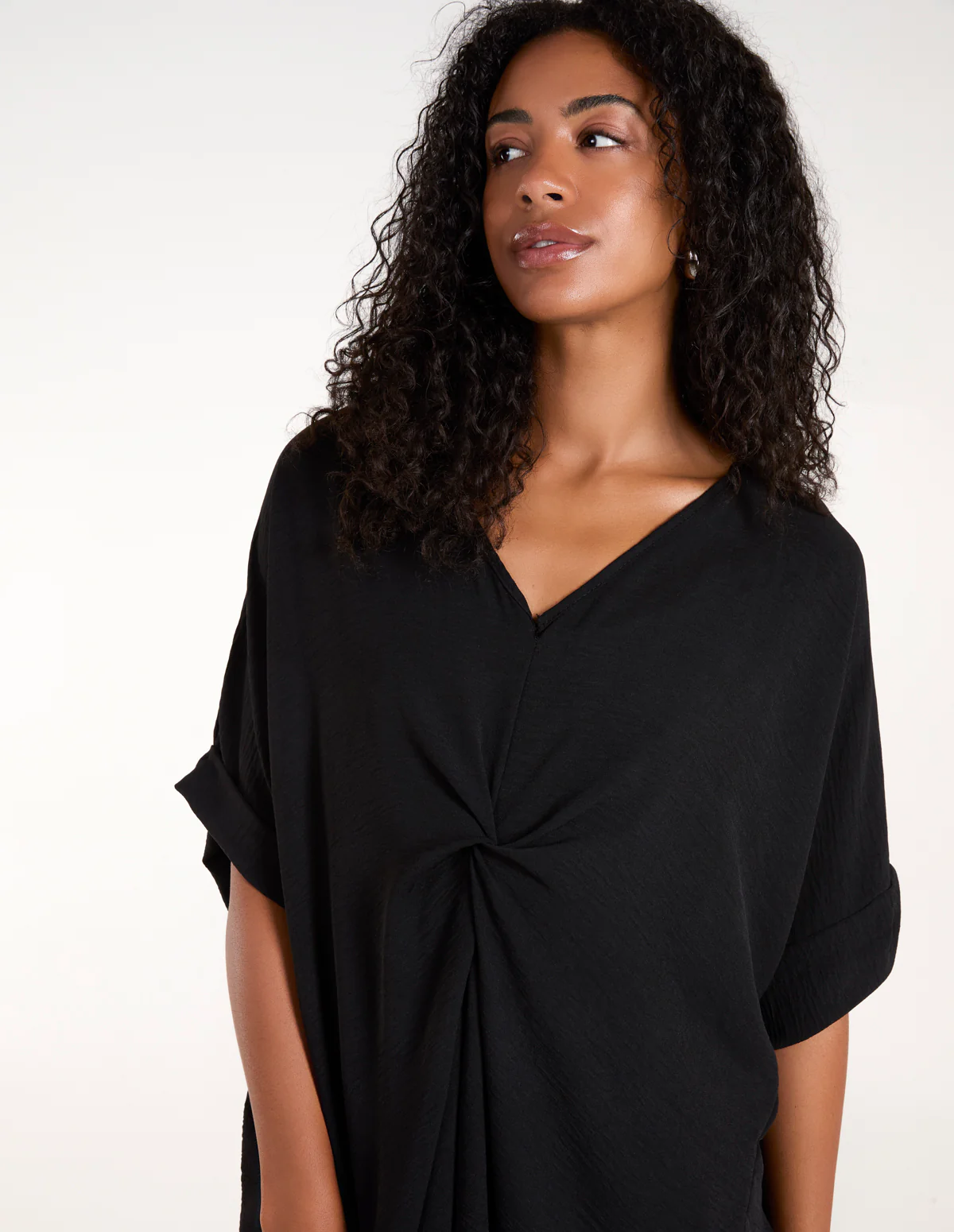 Twist Front Midi Dress - Image 3