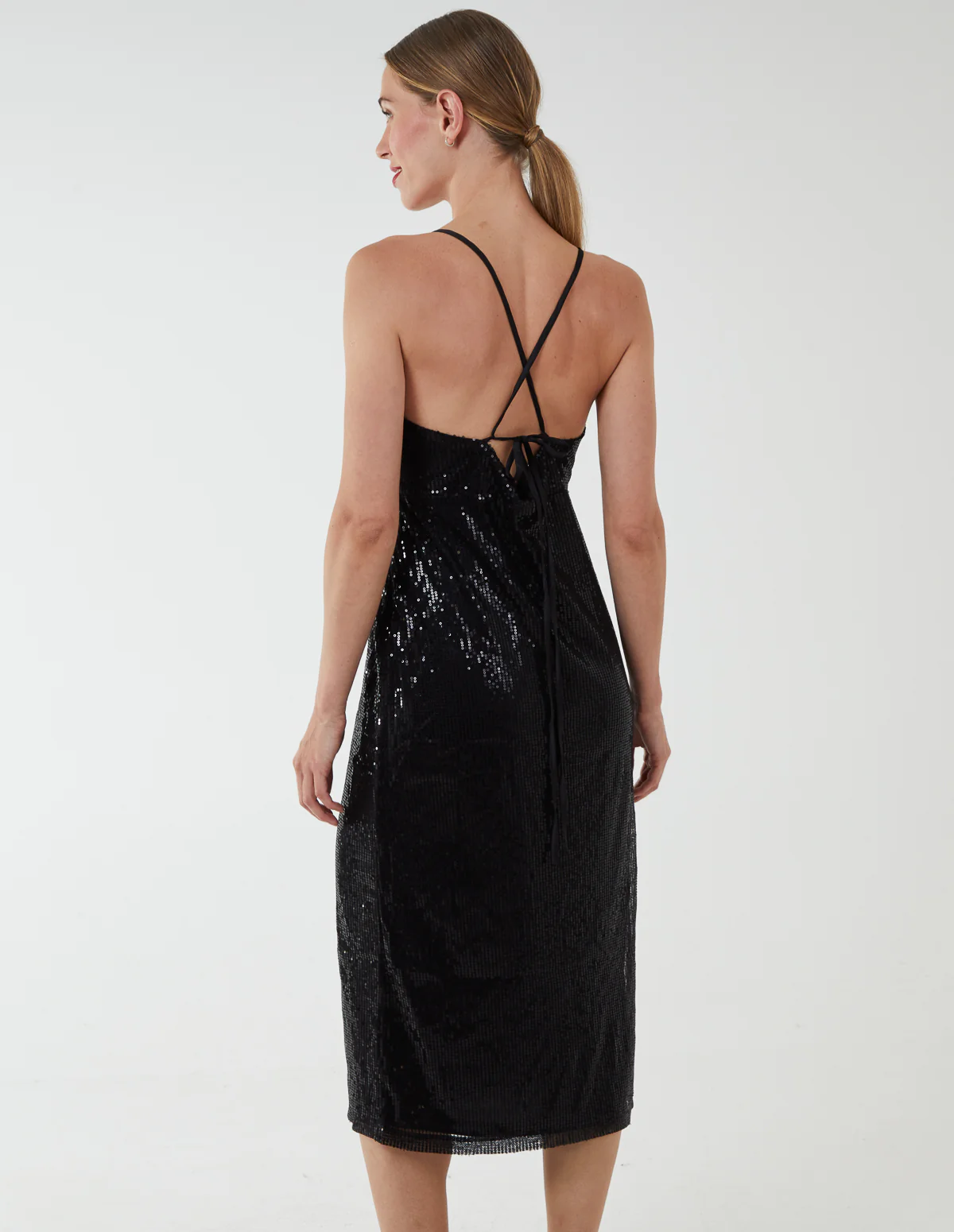 Wrap Front Cami Midi Dress - Image 5