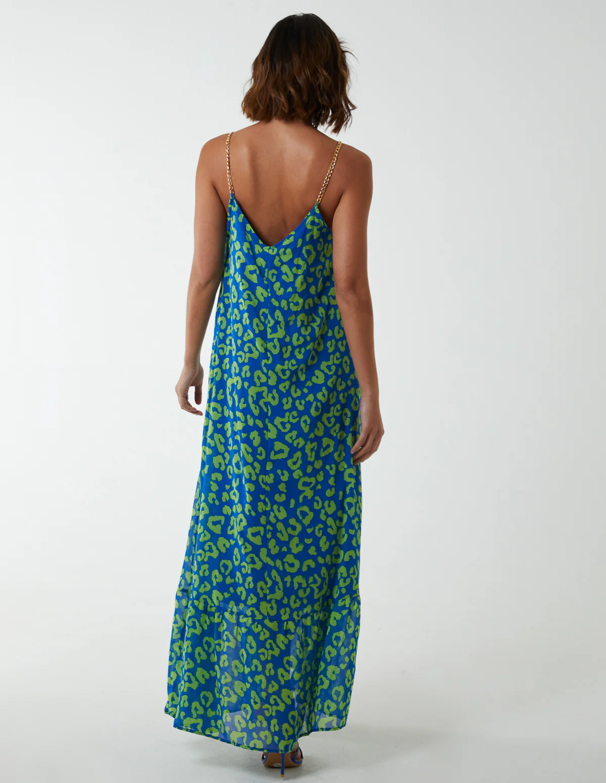 Chain Strap Leopard Dress - Image 4