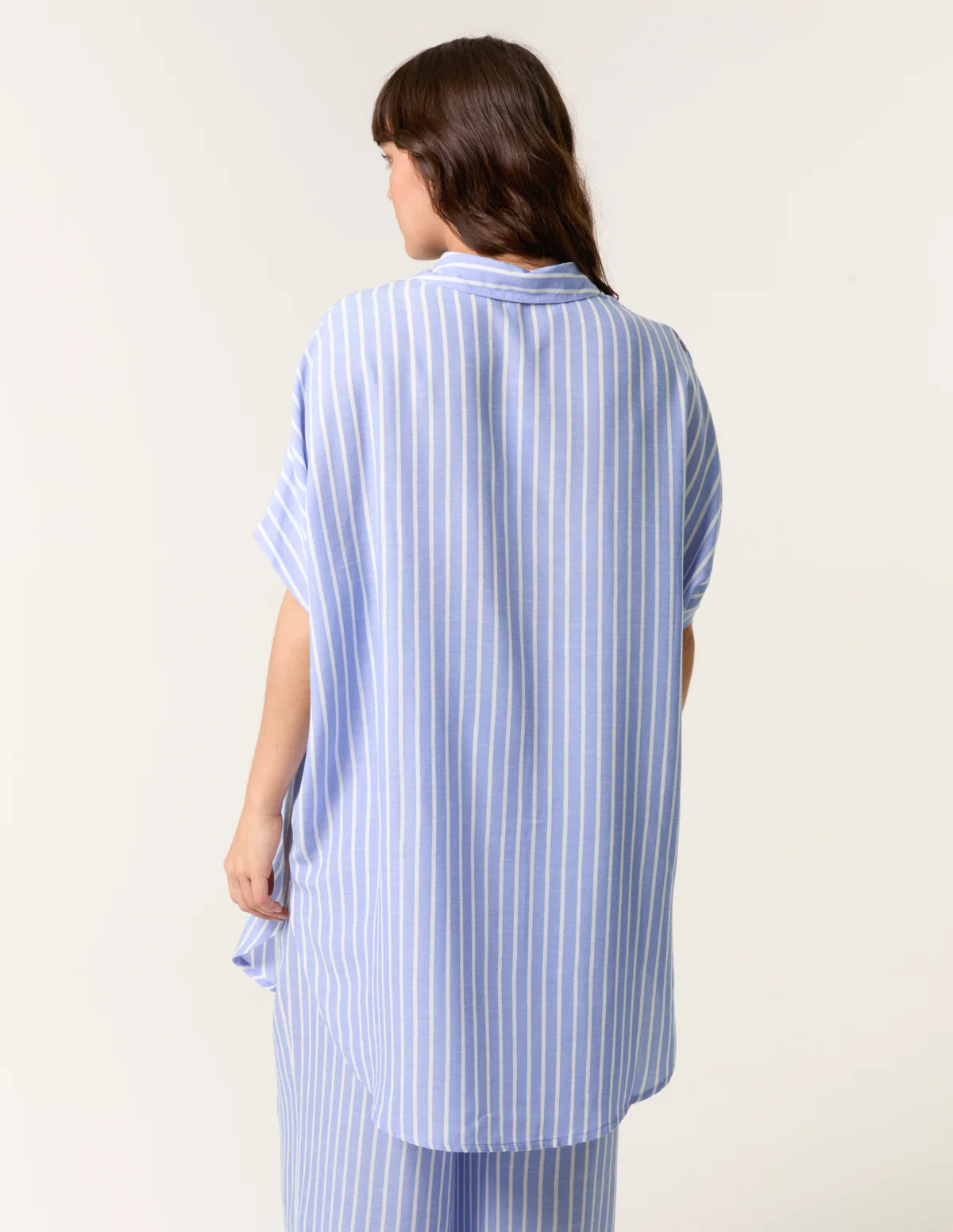 Oversized Pinstripe Shirt - Image 4