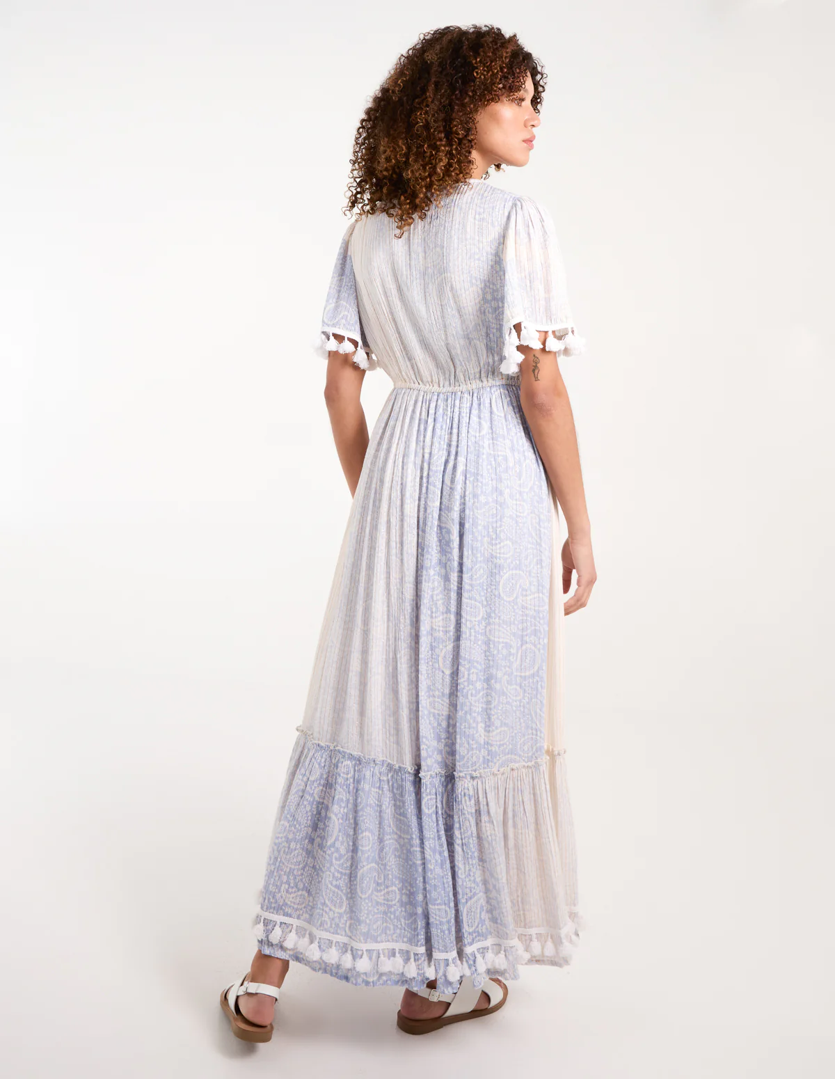 Wrap Front Tassel Maxi - Image 4
