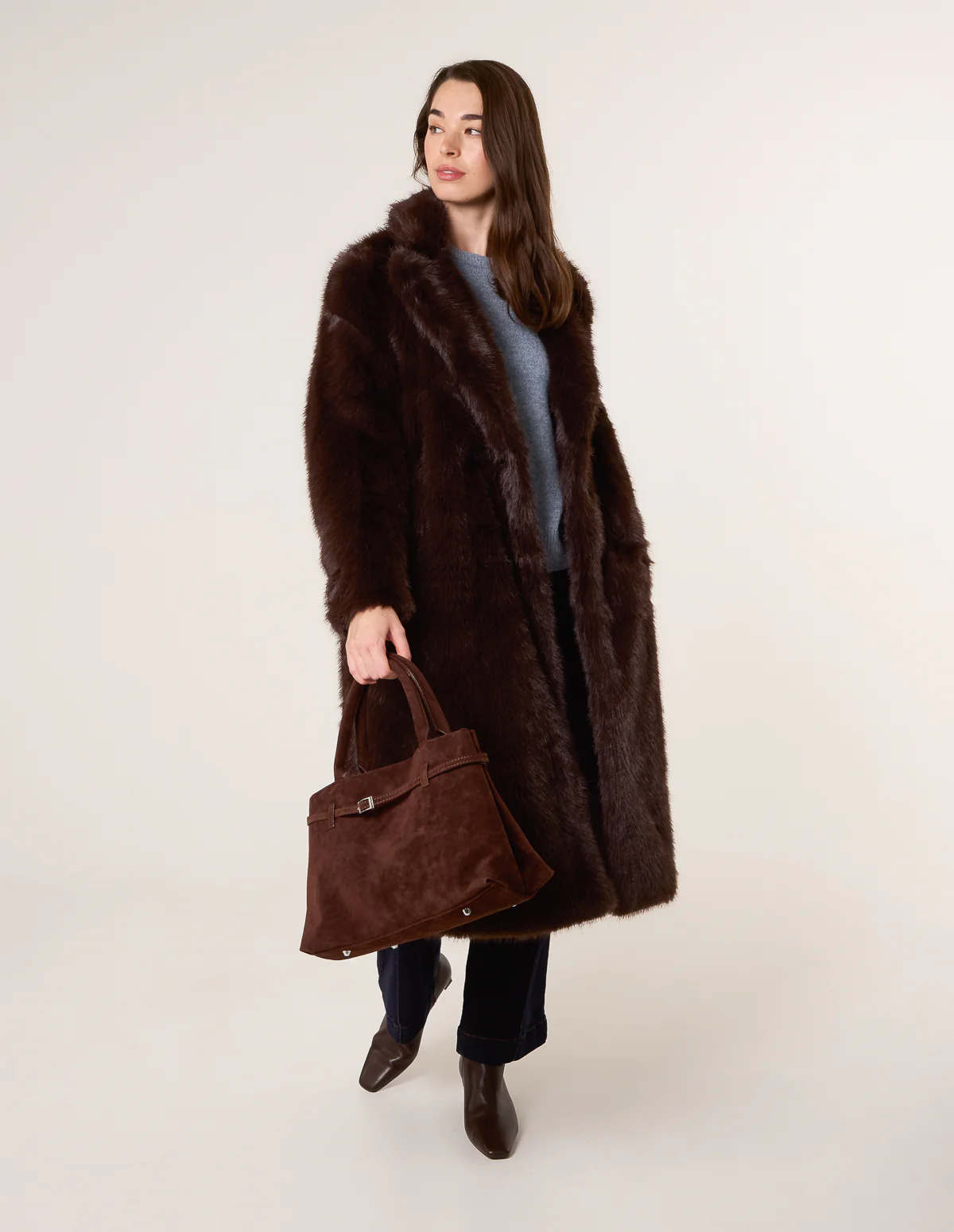 Long Fluffy Coat