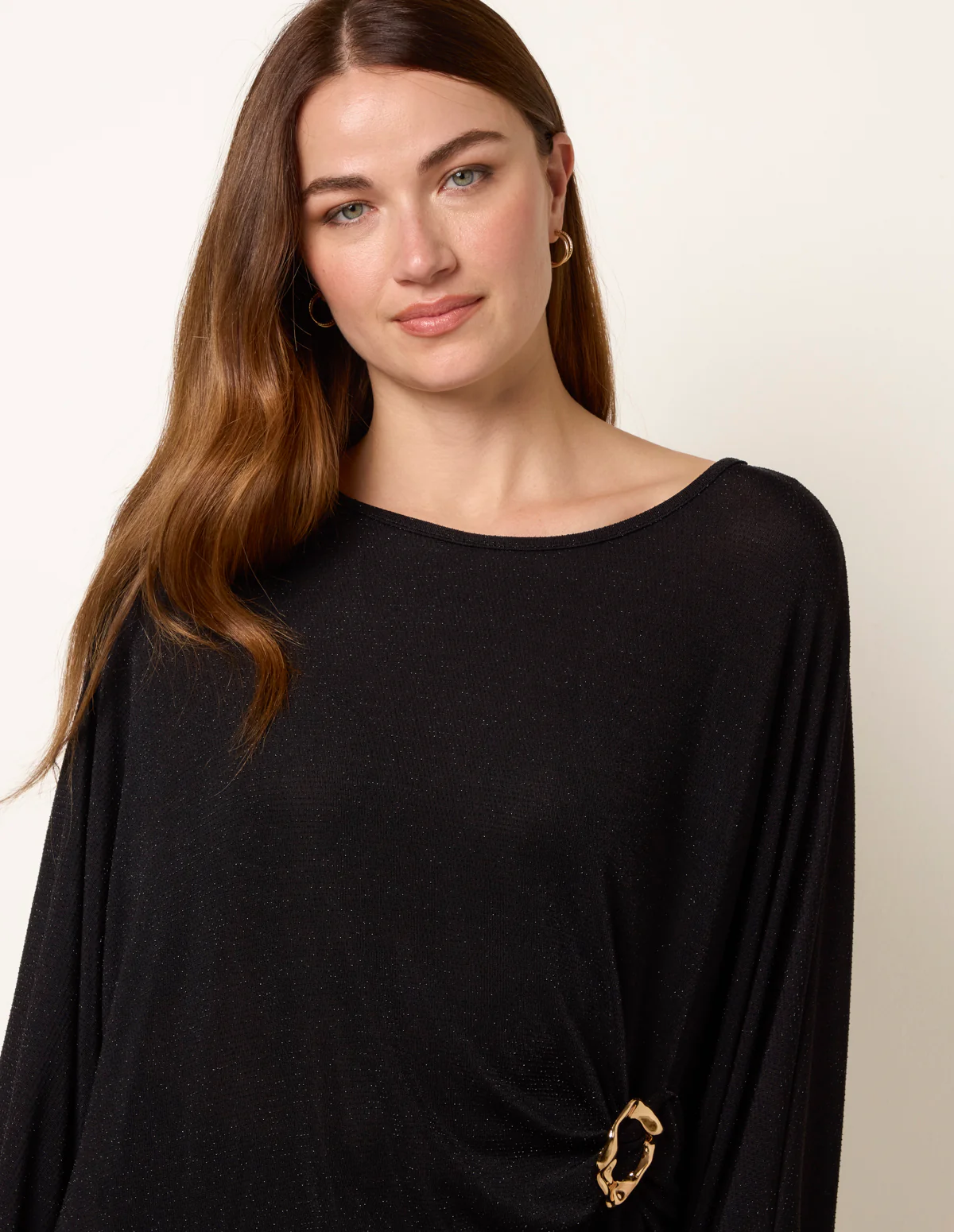 Buckle Metallic Top - Image 2