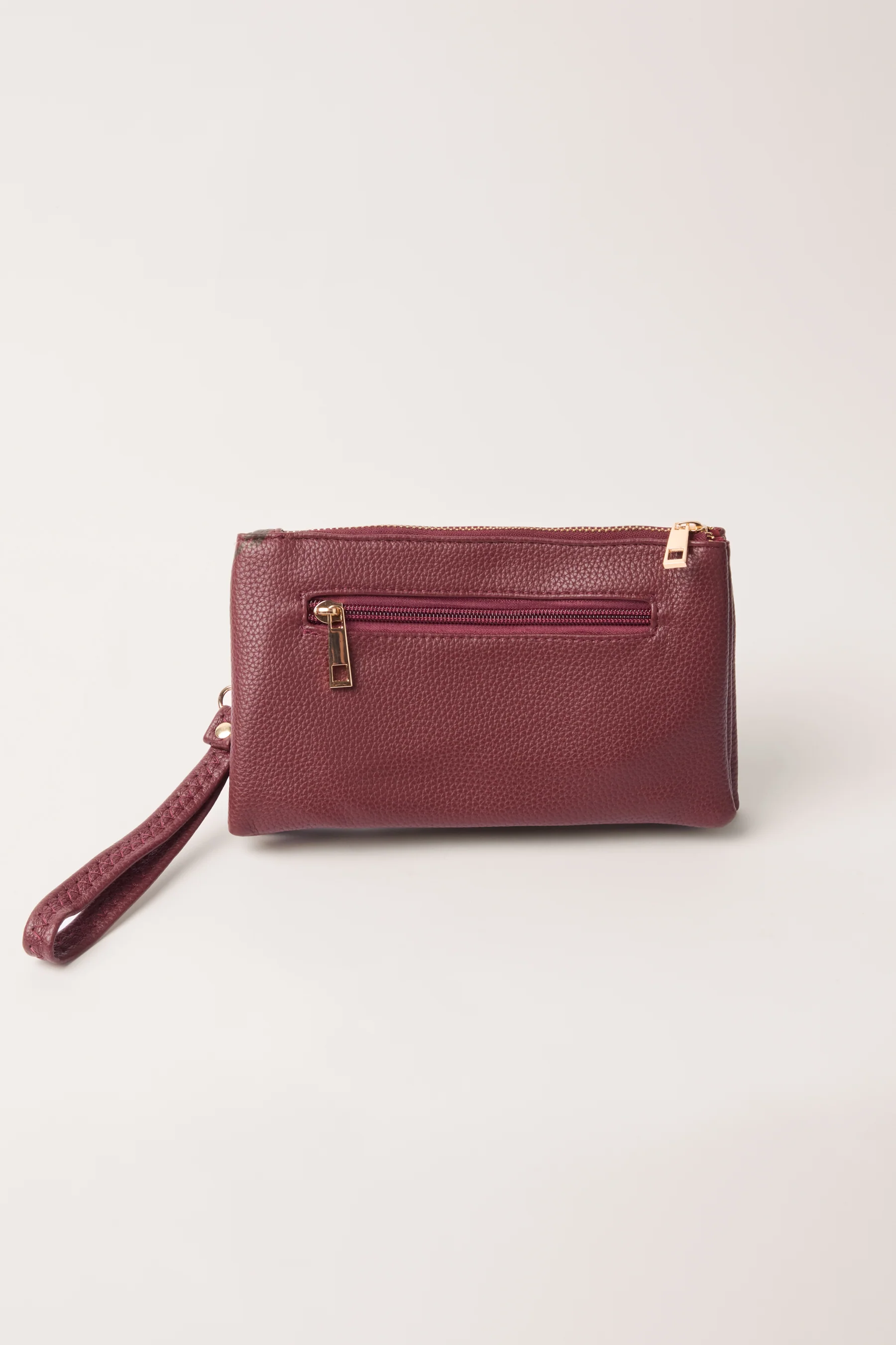 Detailed Zip Up Purse With Detachable Strap - Image 4