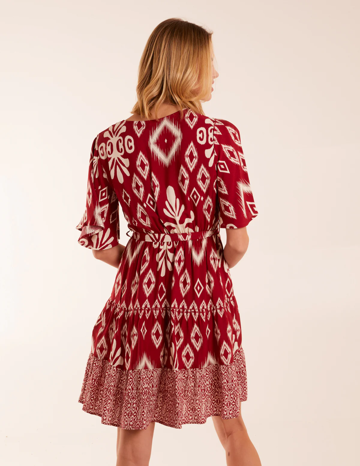 Button Front Rope Tie Dress - Image 5