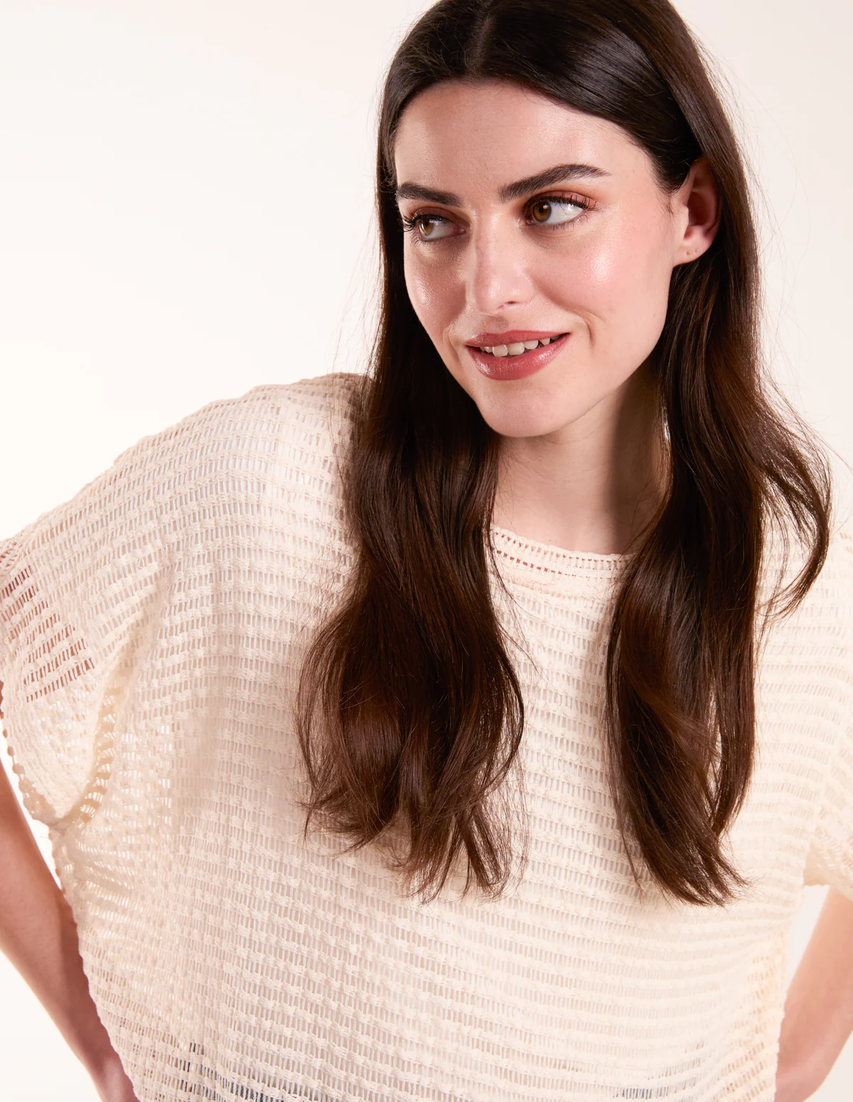 Crochet Batwing Oversized Top - Image 3