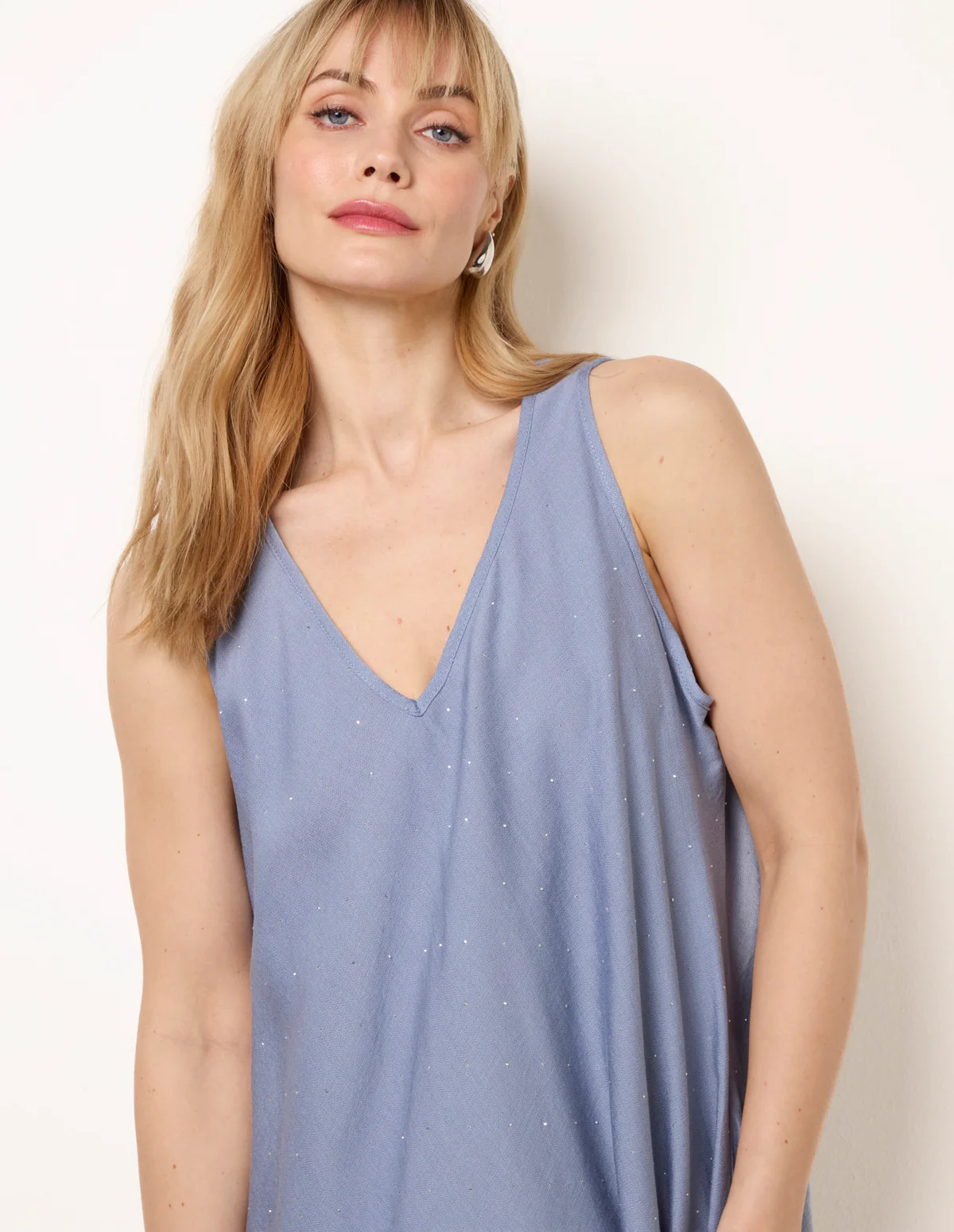 Diamante V Neck Dress - Image 2
