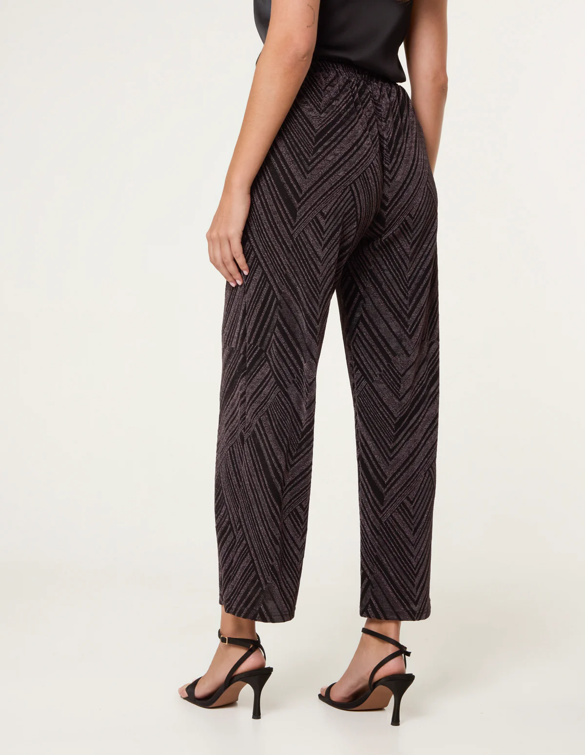 Draw Cord Lurex Trousers - Image 4