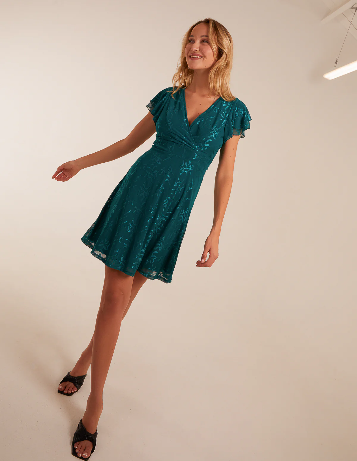 Double Frill Wrap Dress - Image 2