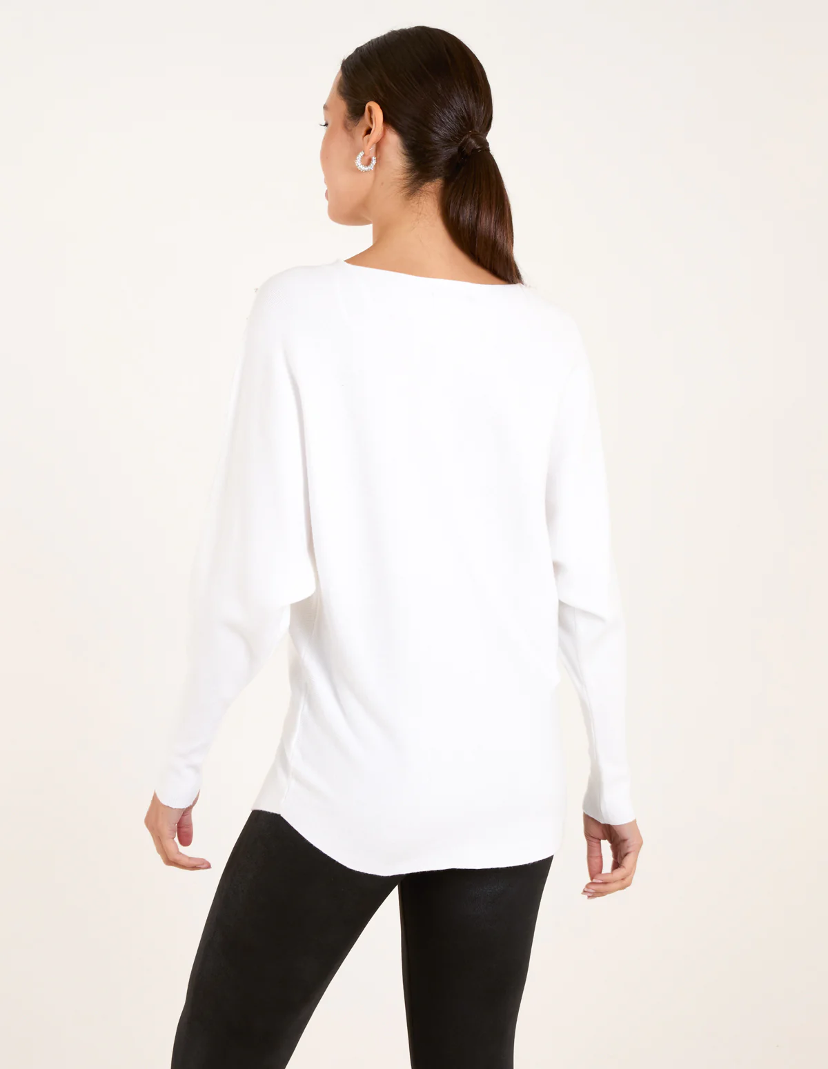 Embellished Pearl Knitted Jumper - Image 3
