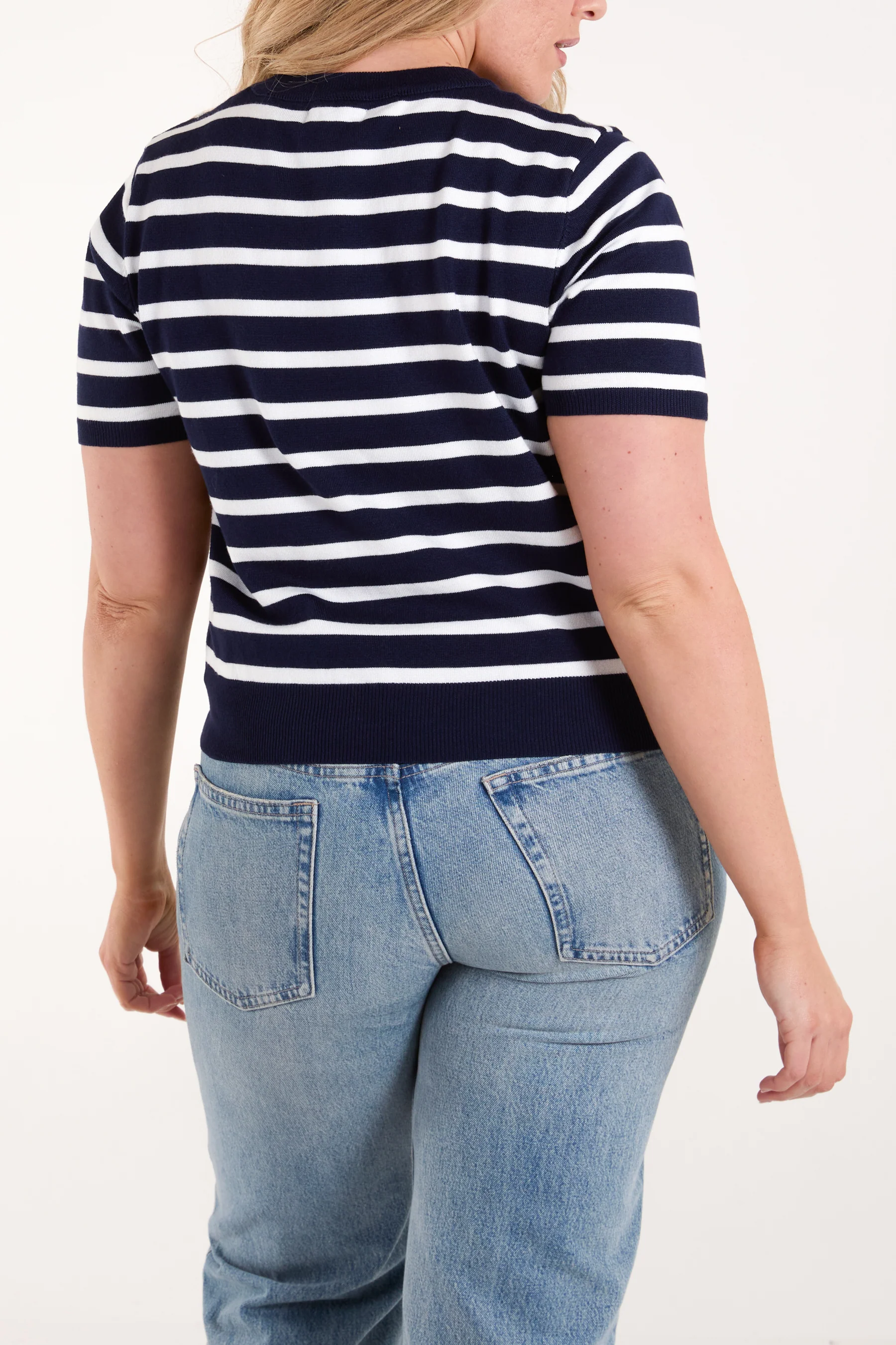 Embroidered Stripe Top - Image 4