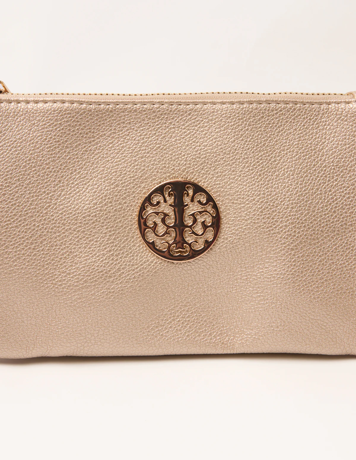 Detailed Zip Up Purse With Detachable Strap - Image 3