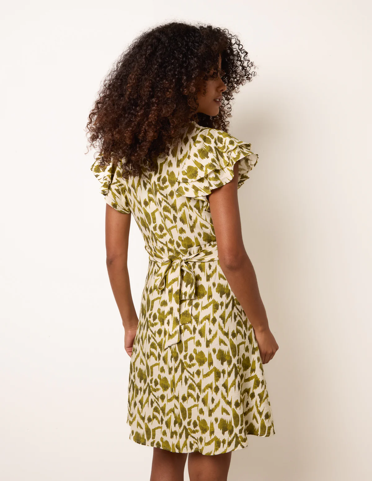 Angel Sleeve Mini Dress - Image 4