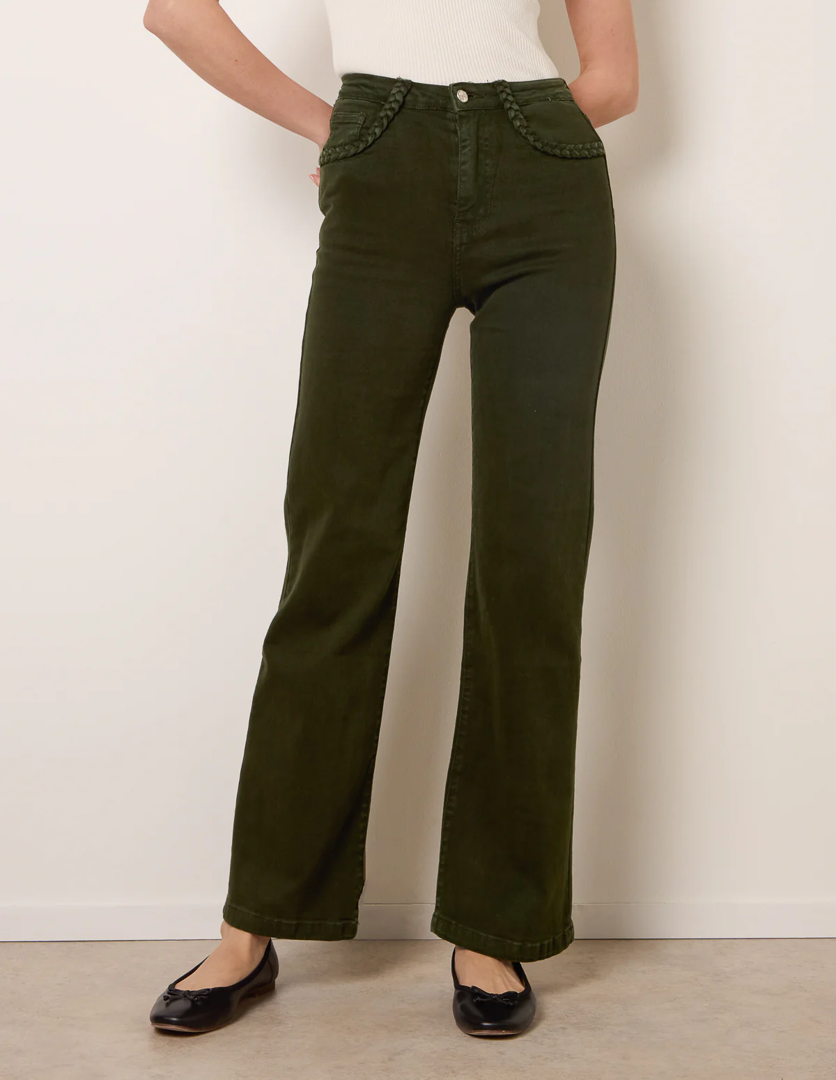 Pocket Rope Stretch Jeans - Image 2