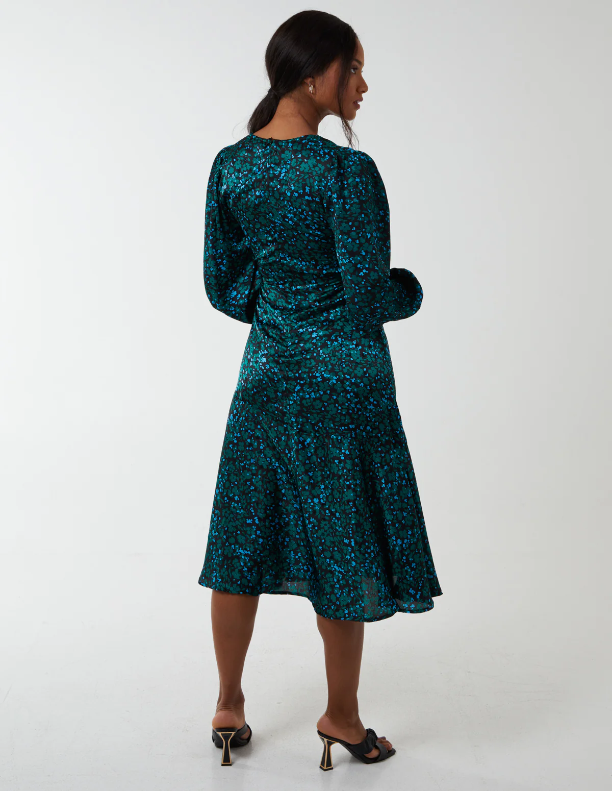 Wrap Front Midi Dress - Image 5