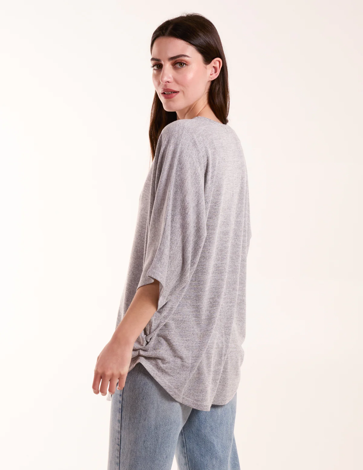 Studded Half Zip Front Top - Image 4
