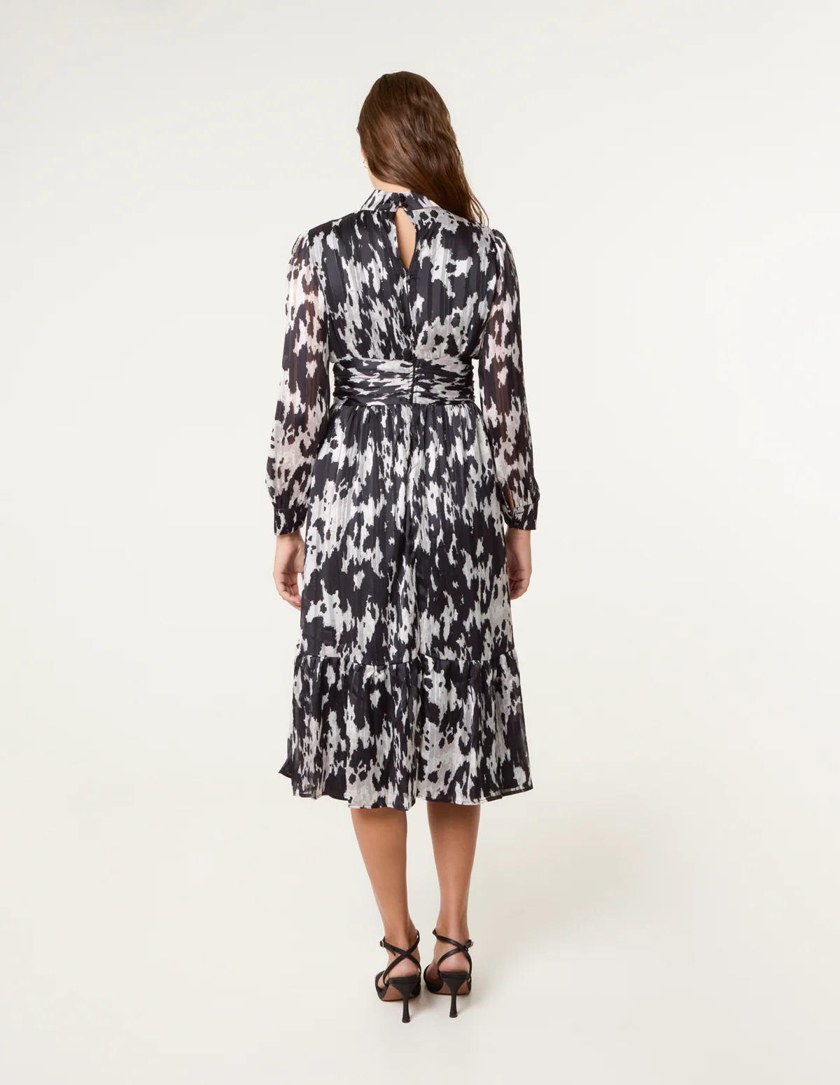 High Neck Midi Dress - Image 4