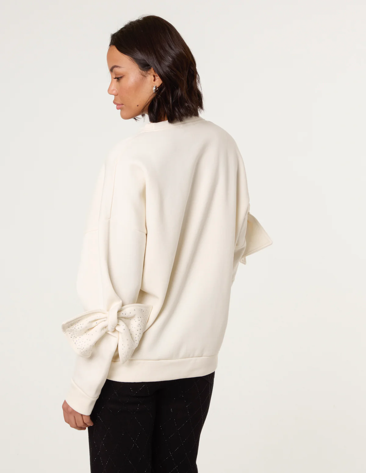 Bow Sleeve Sweatshirt - Image 4