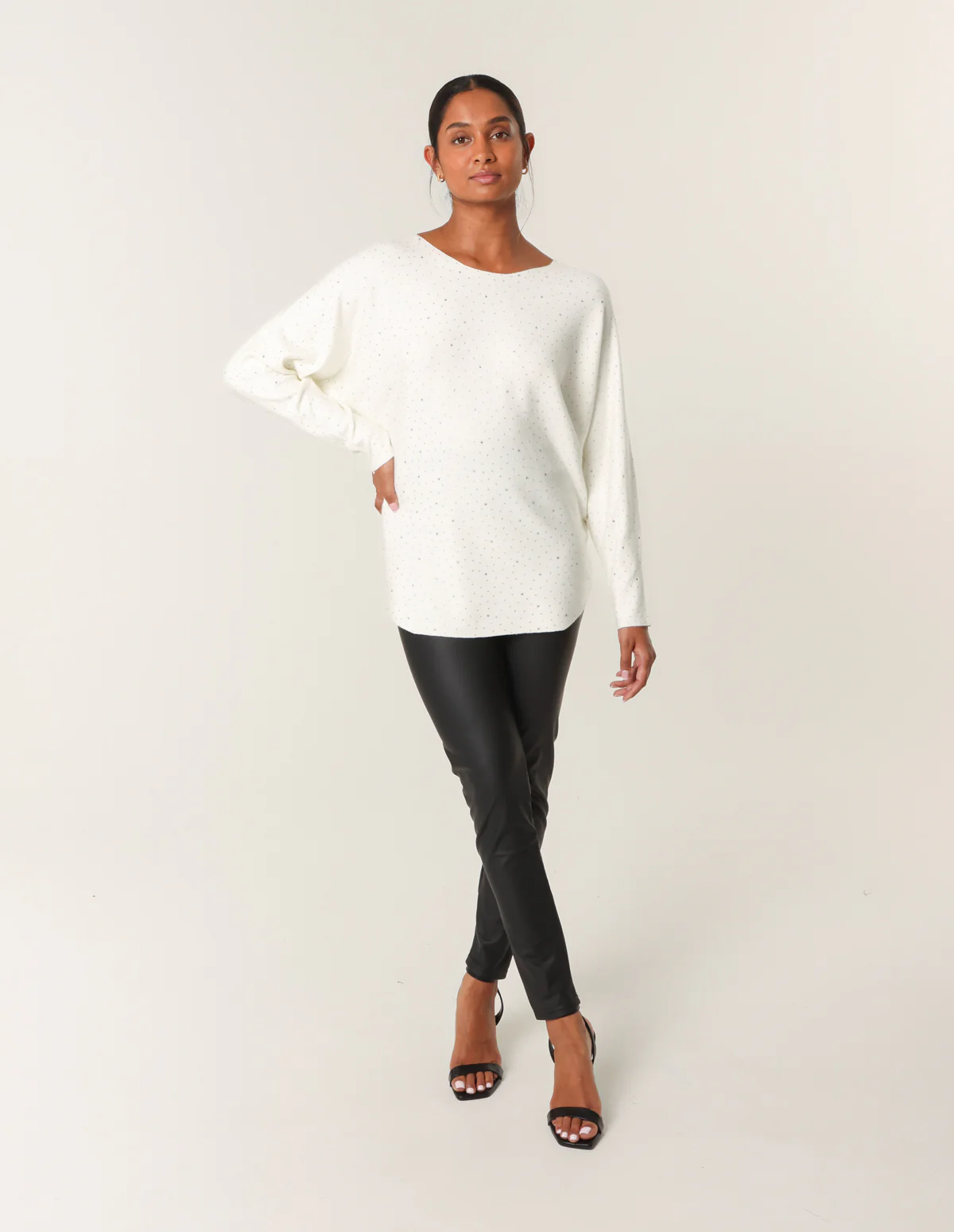 Jumper With Silver Rhinestones - Image 3