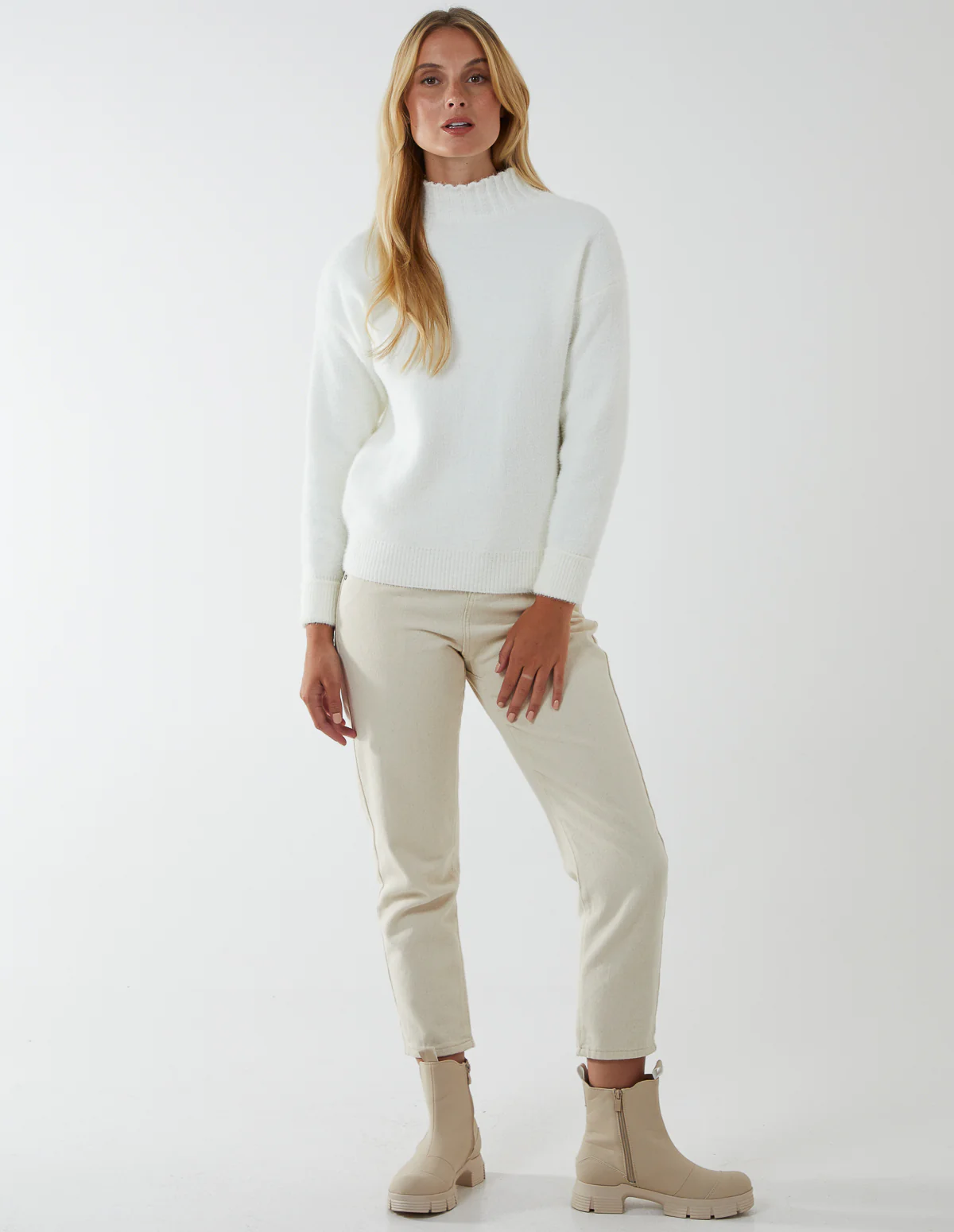 Oversized Roll Neck Jumper - Image 4