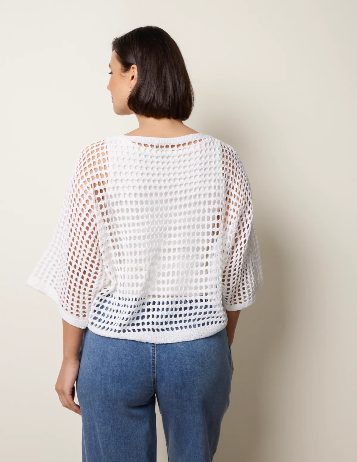 Round Neck Net Top - Image 4