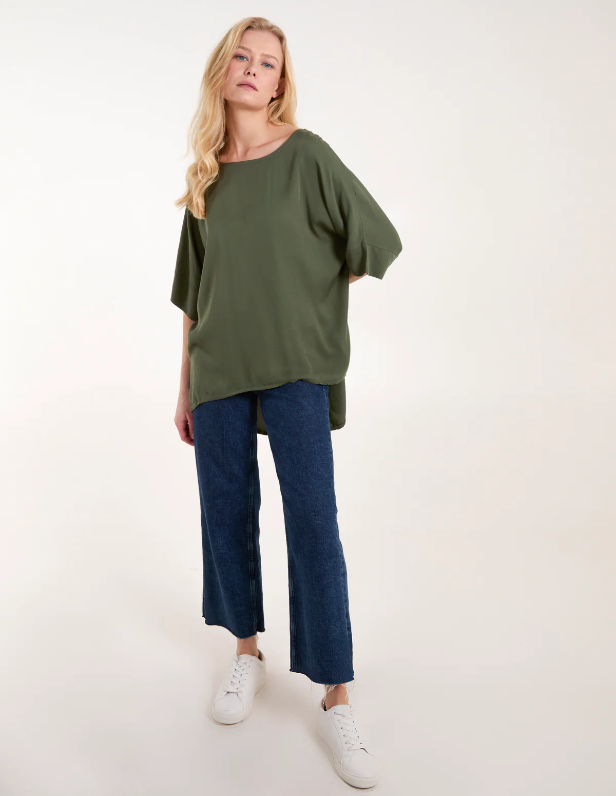 Button Back Viscose Top - Image 2