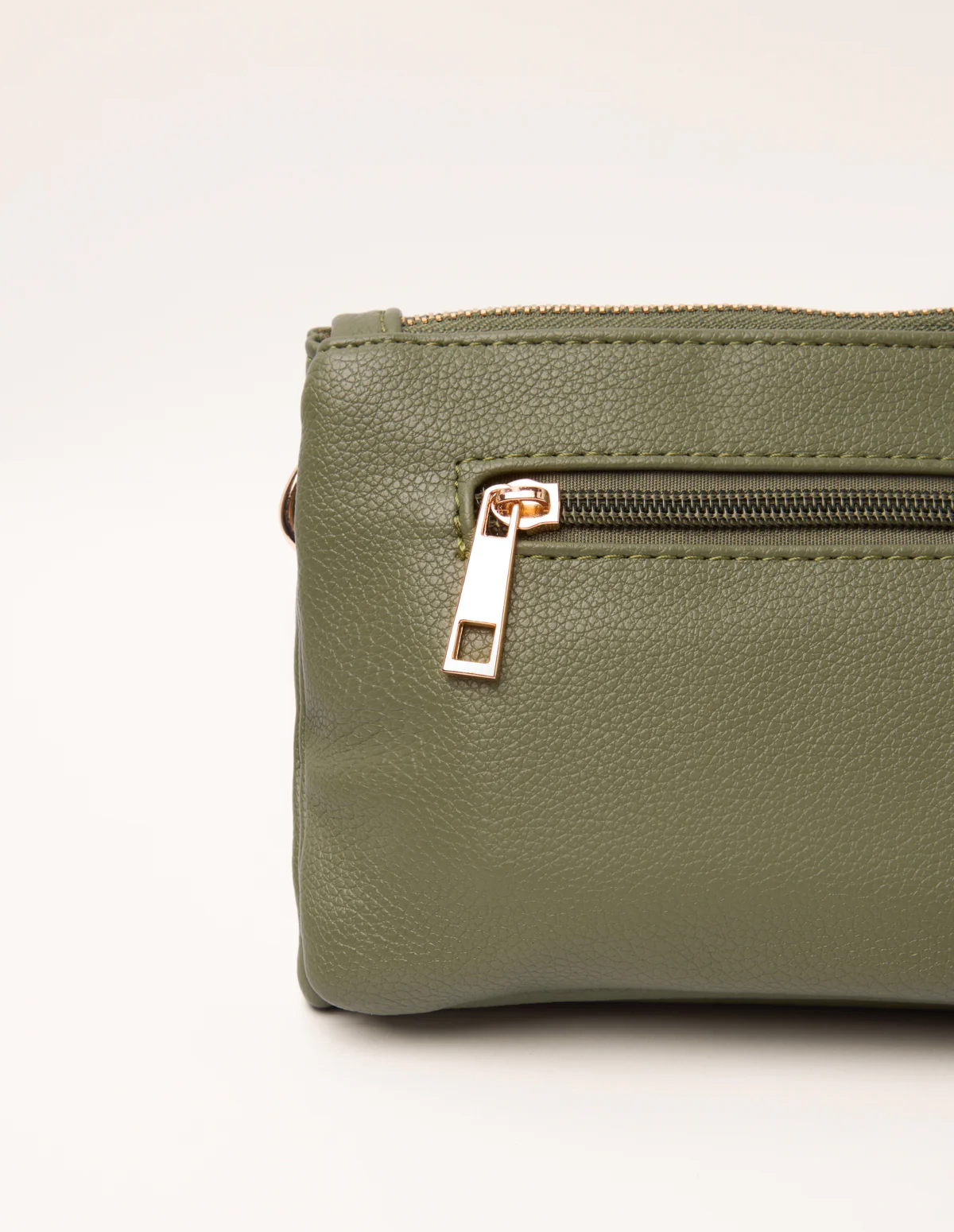 Detailed Zip Up Purse With Detachable Strap - Image 6