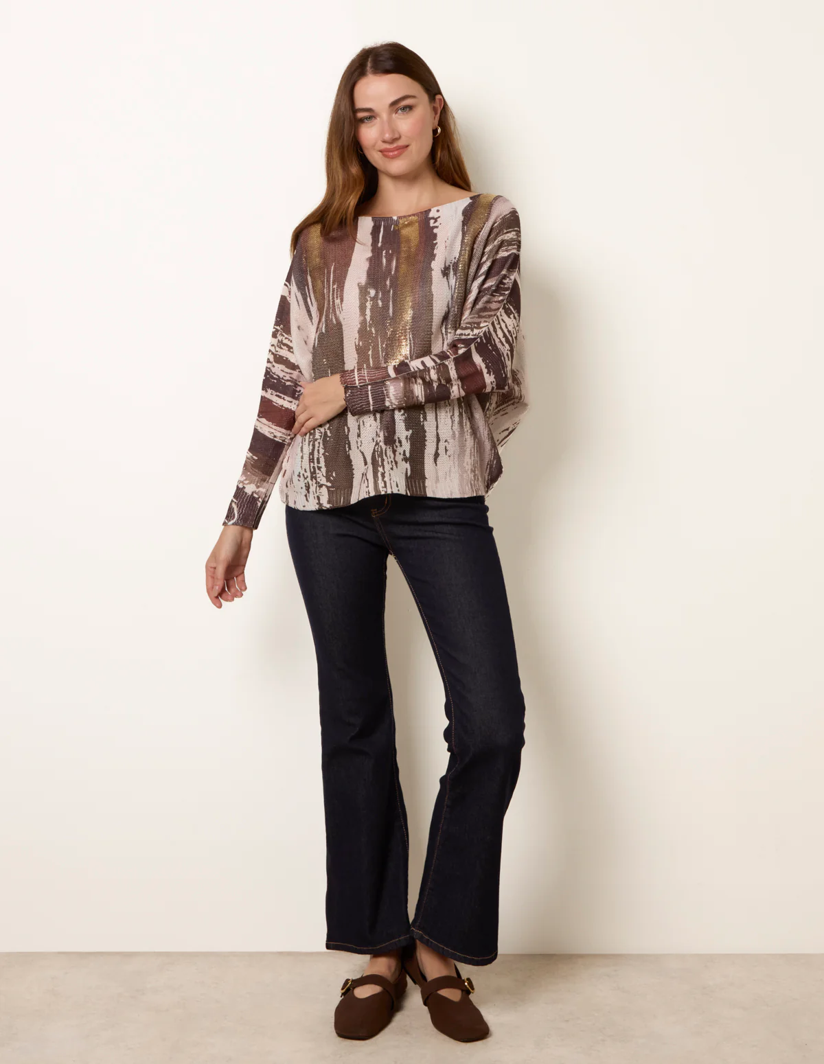 Metallic Paint Brush Top - Image 2