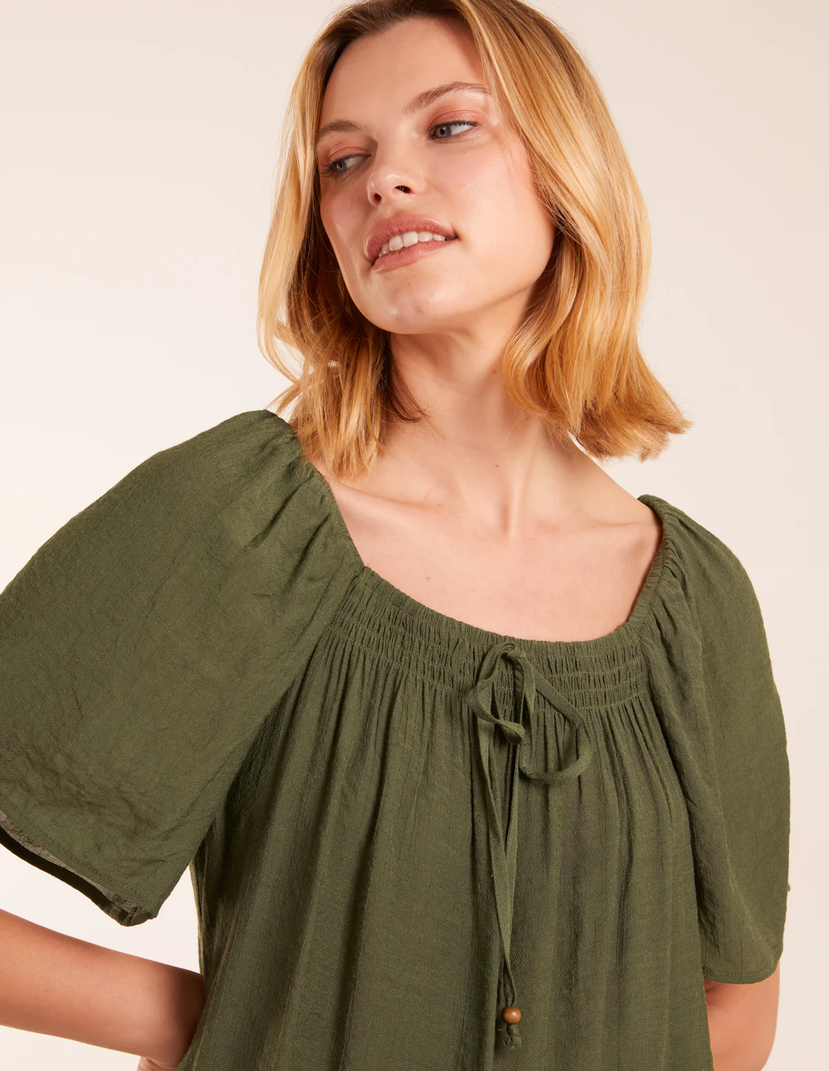 Milkmaid Shirred Swing Top - Image 3