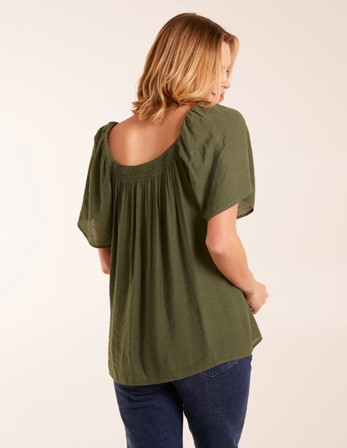 Milkmaid Shirred Swing Top - Image 4