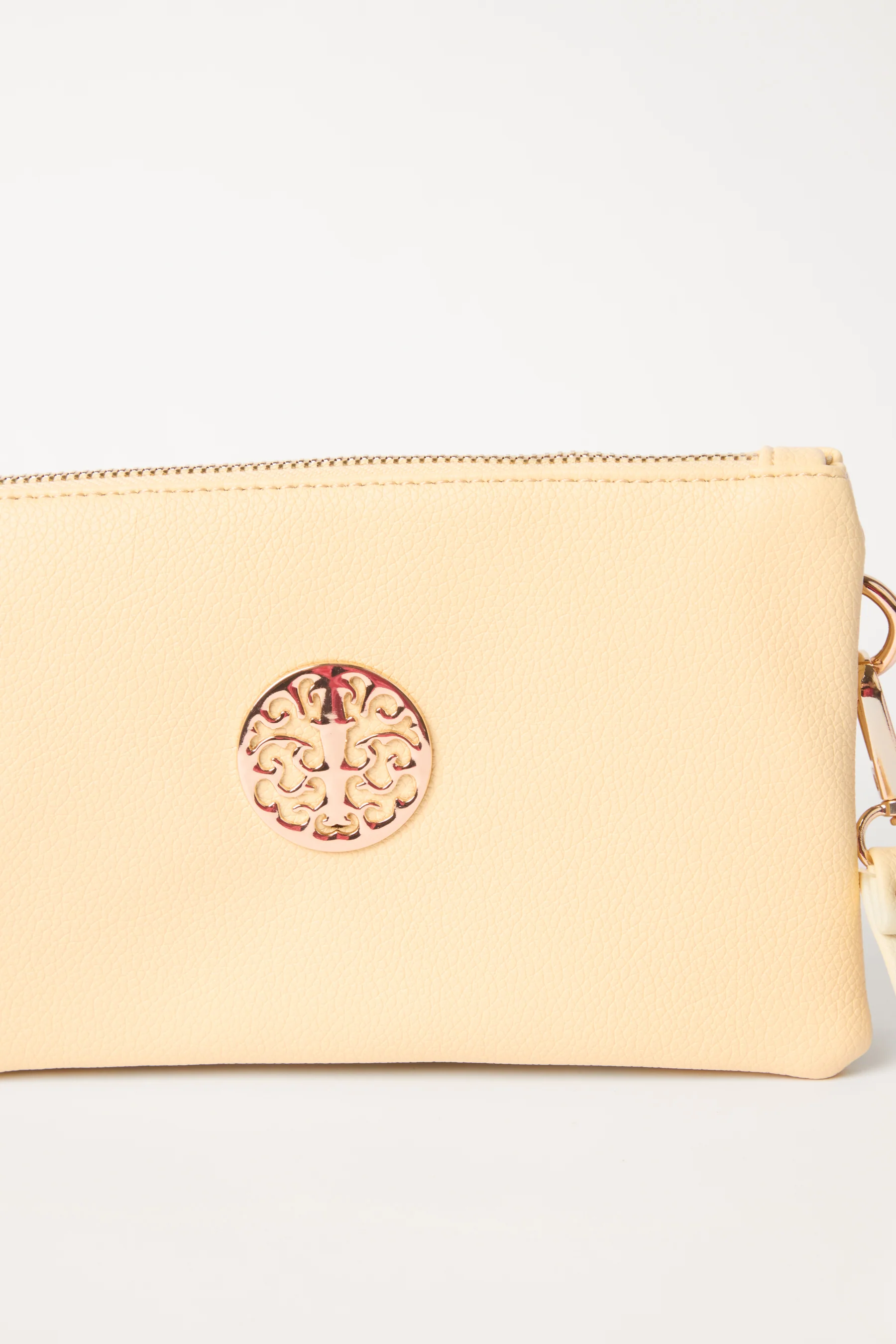 Detailed Zip Up Purse With Detachable Strap - Image 3
