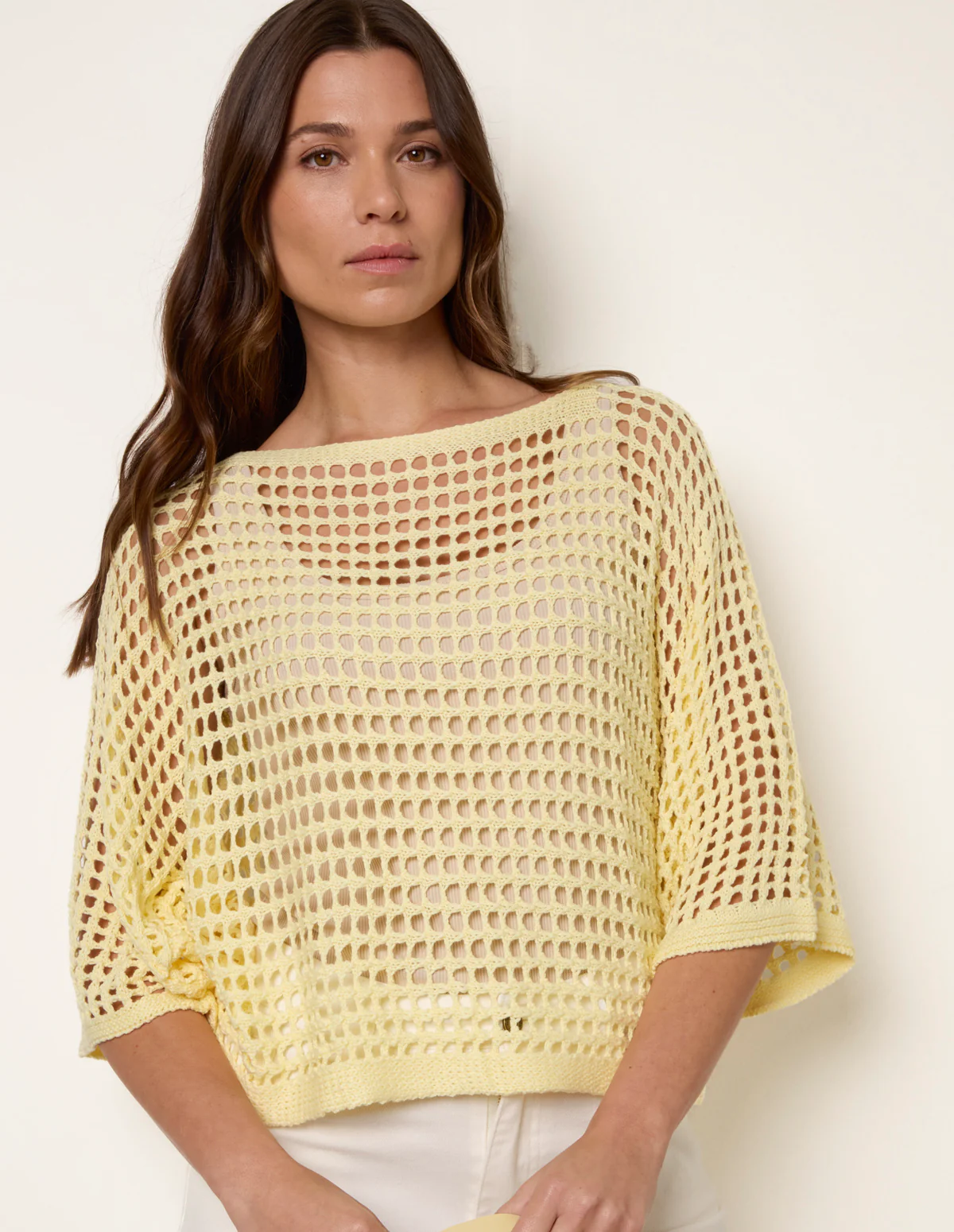 Round Neck Net Top - Image 3
