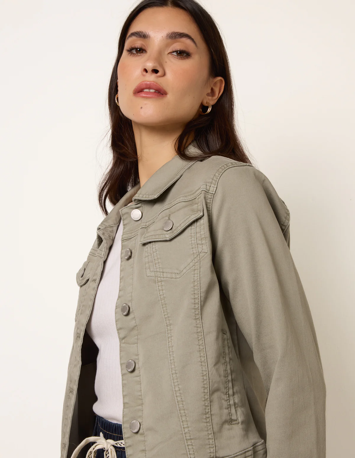 Stretch Denim Jacket - Image 3