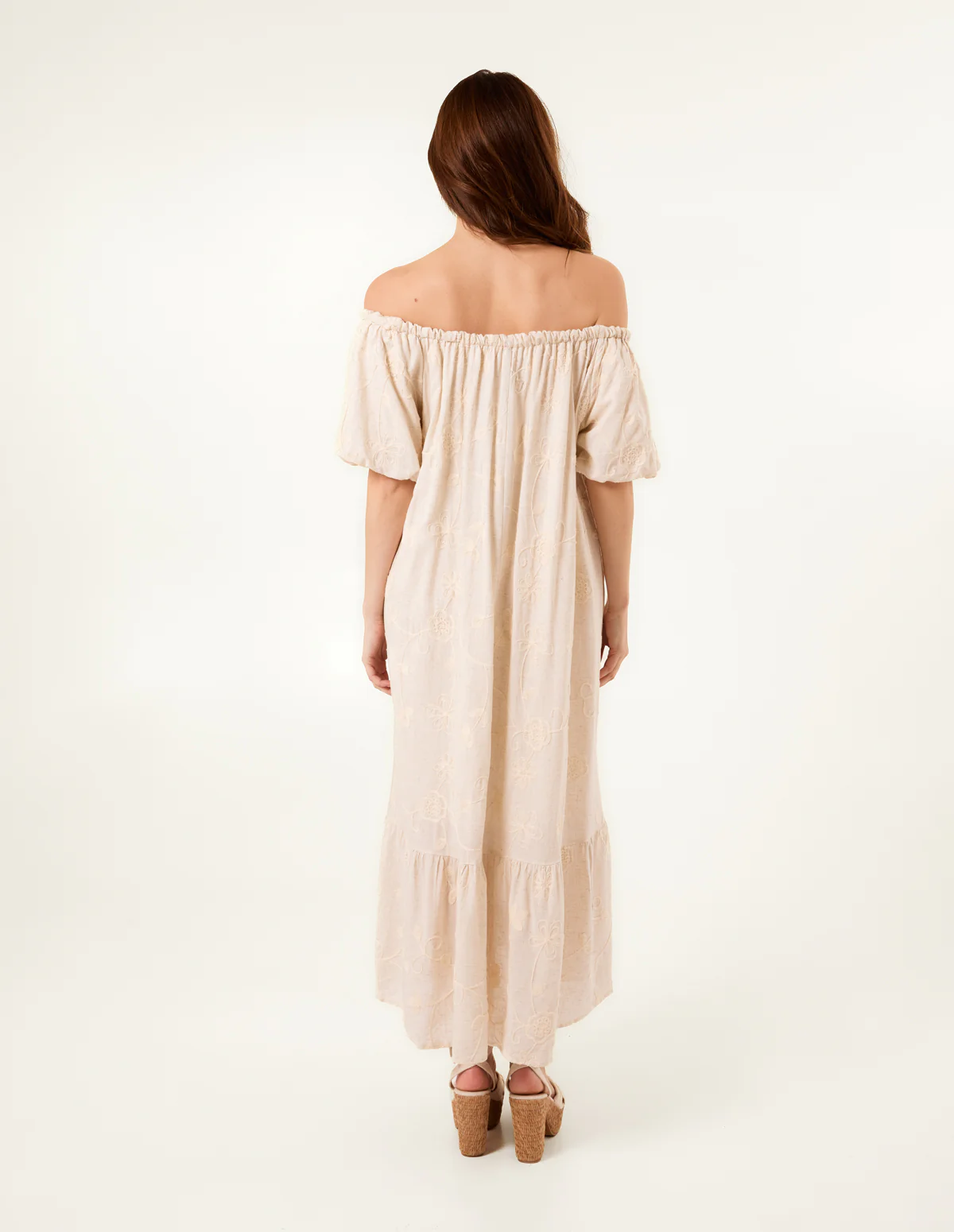 Off-Shoulder Bardot Ruffle Dress - Image 5
