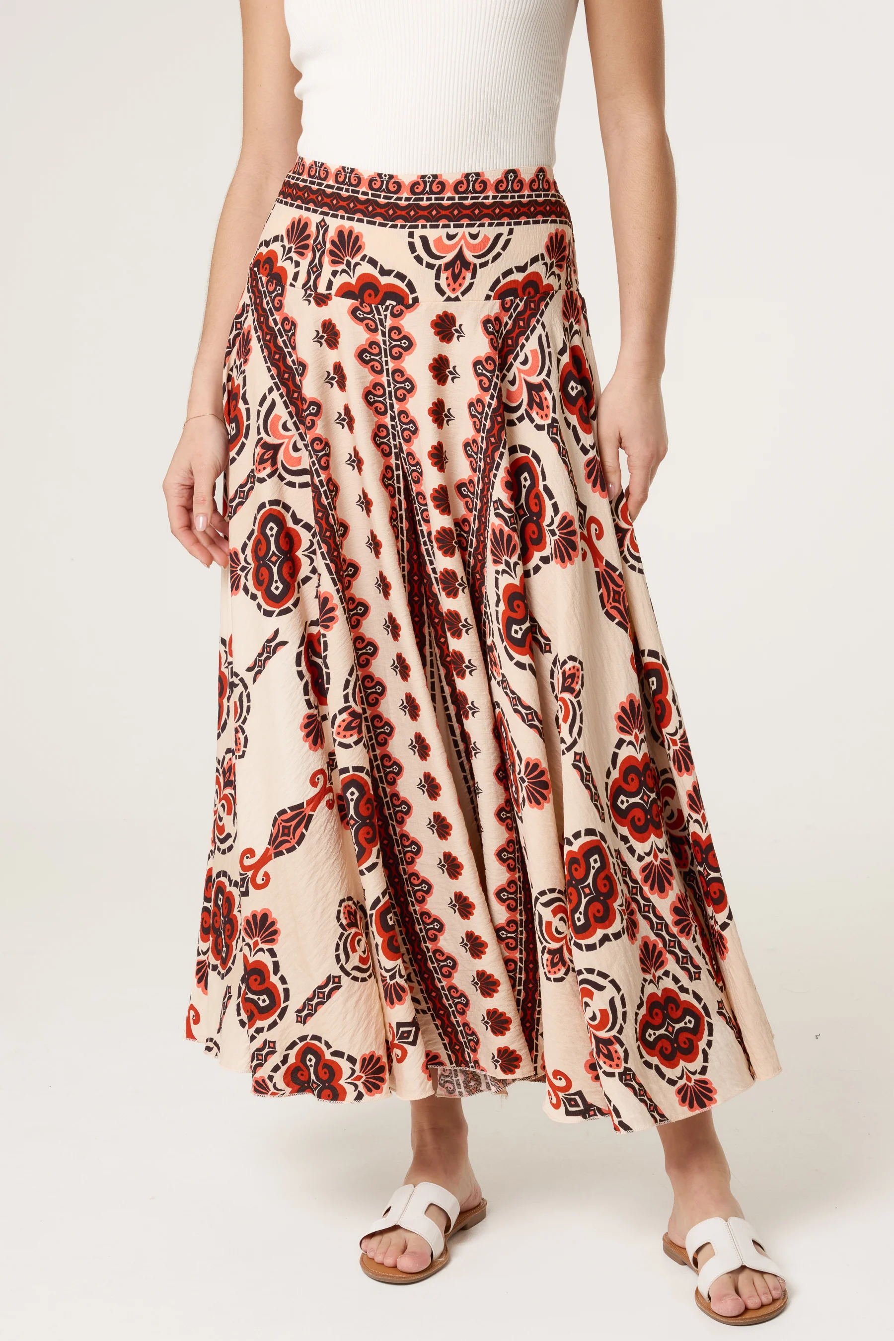 Deep Waist Flowy Pants - Image 2
