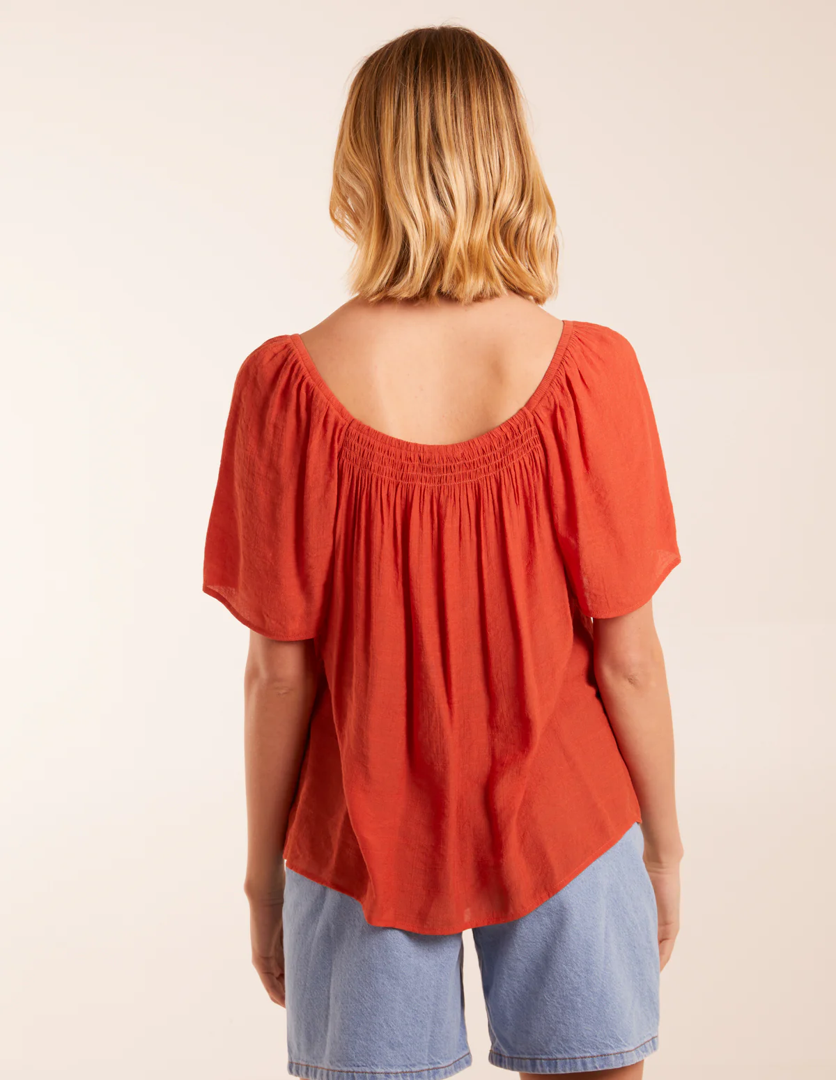 Milkmaid Shirred Swing Top - Image 4