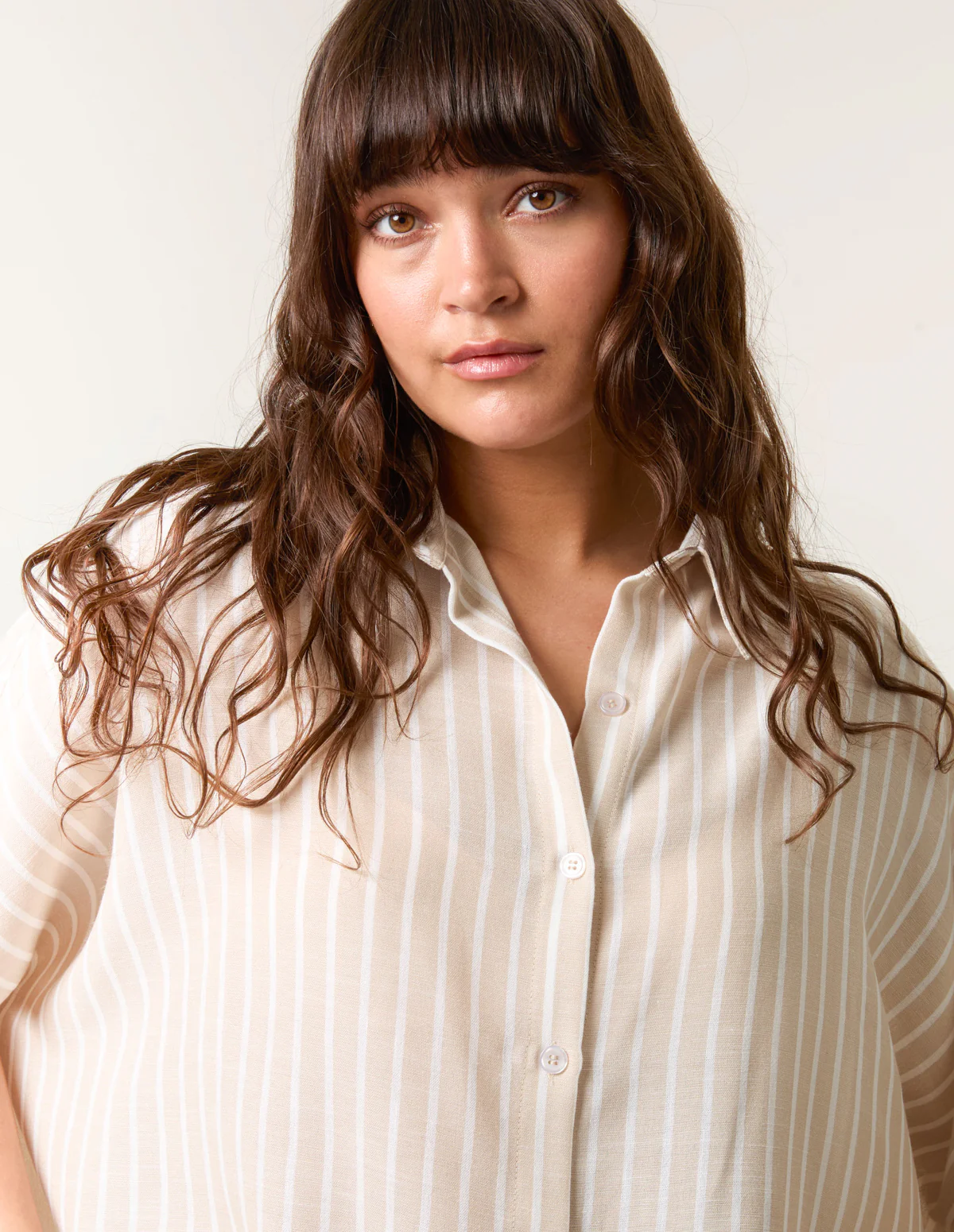 Oversized Pinstripe Shirt - Image 3