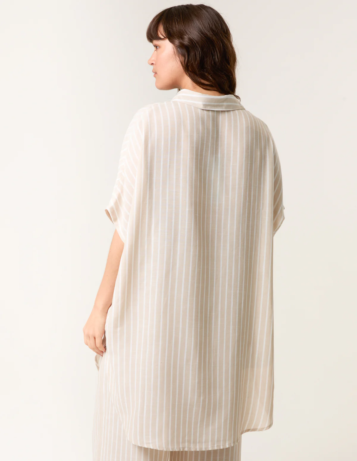 Oversized Pinstripe Shirt - Image 4