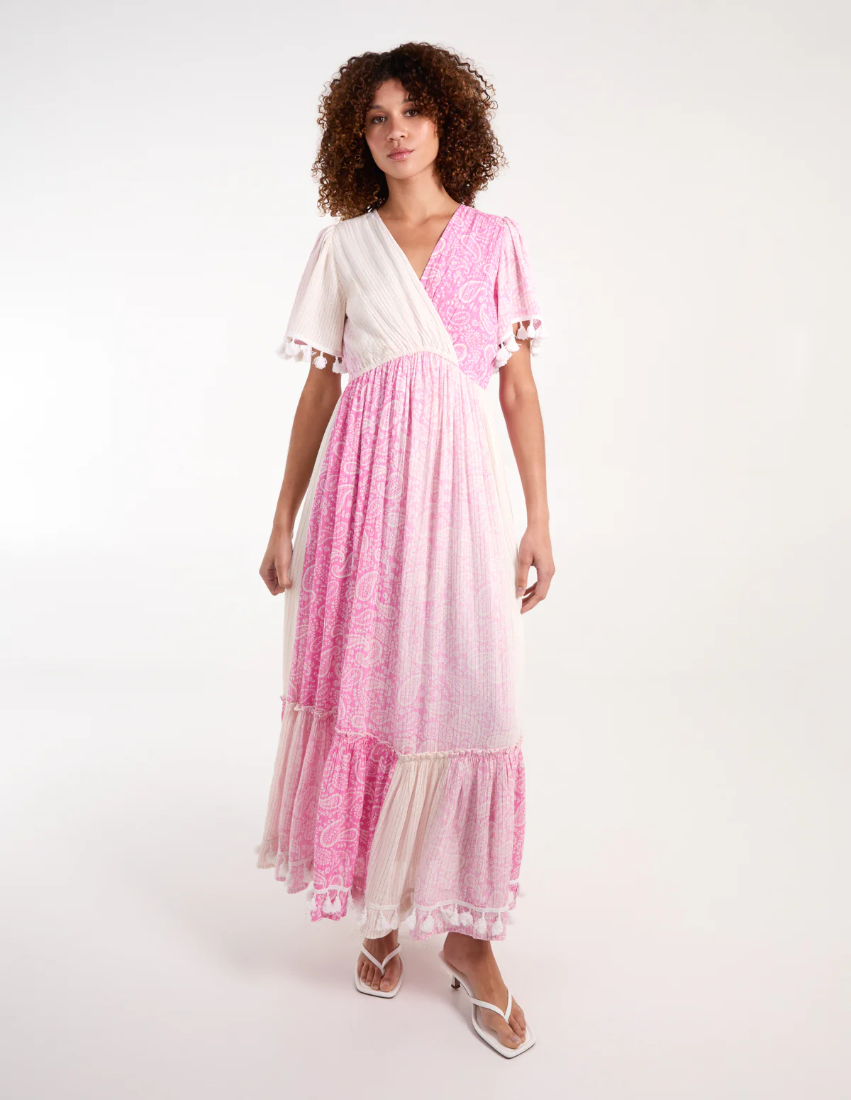 Wrap Front Tassel Maxi - Image 3