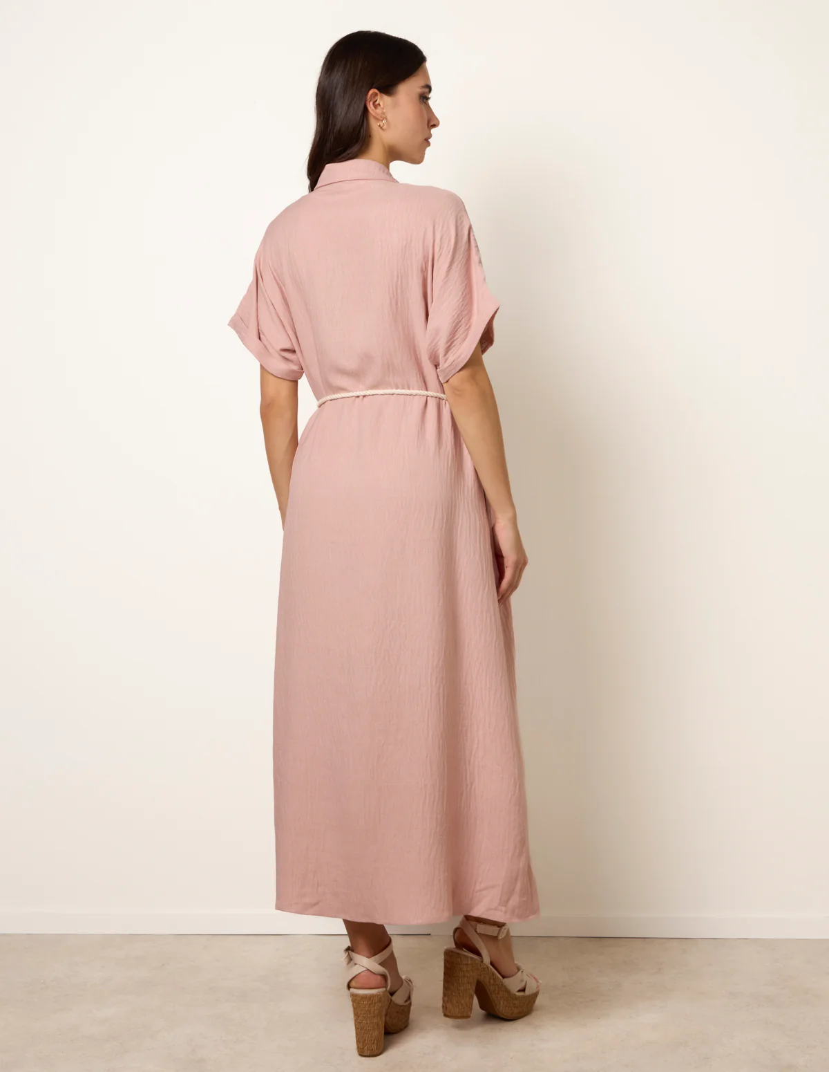 Floral Cutwork Embroidery Dress - Image 4